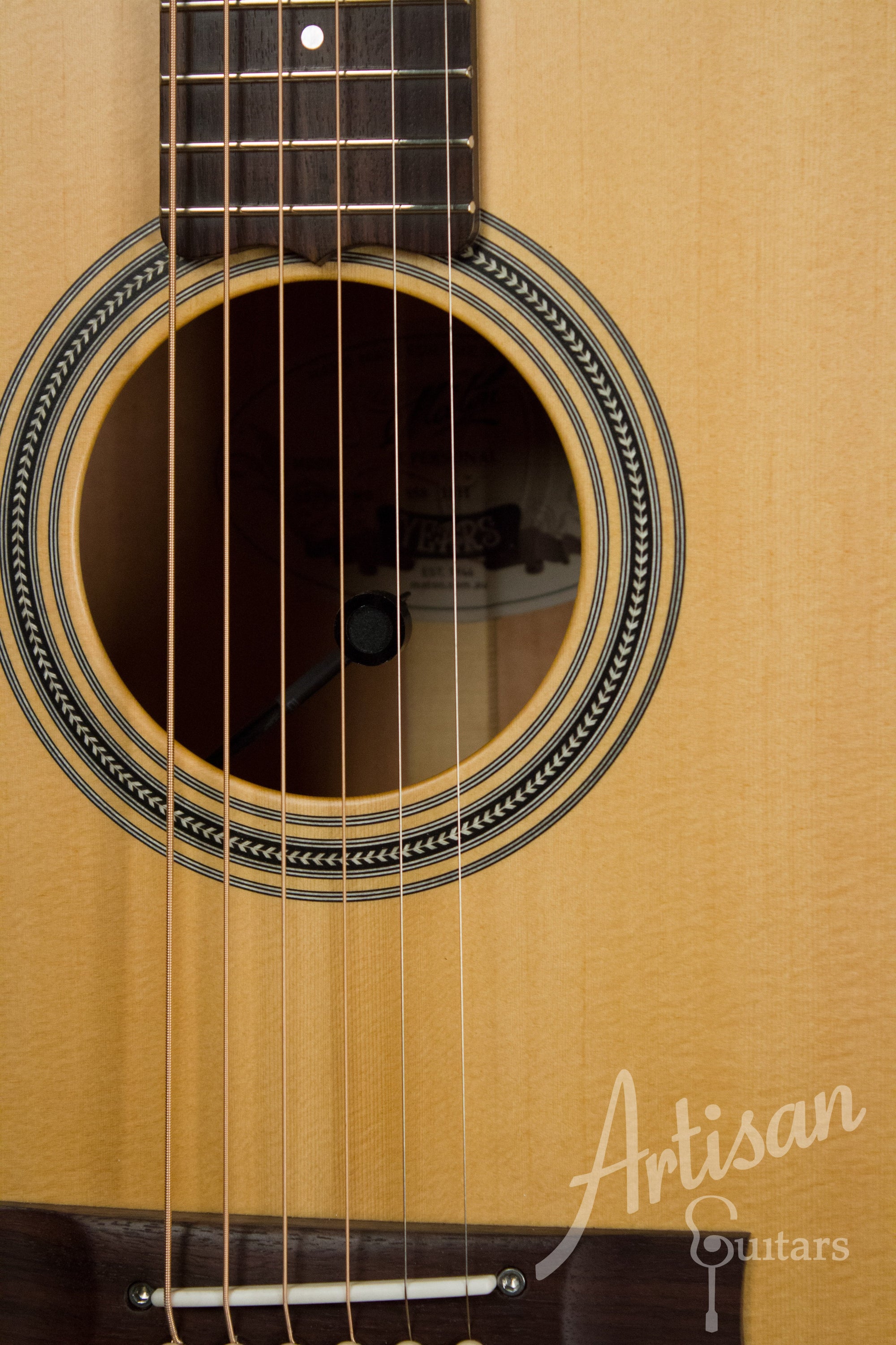 Maton T.E Personal Guitar Sitka Spruce and AAA"Bees Wings" Queensland Maple ID-11063 - Artisan Guitars