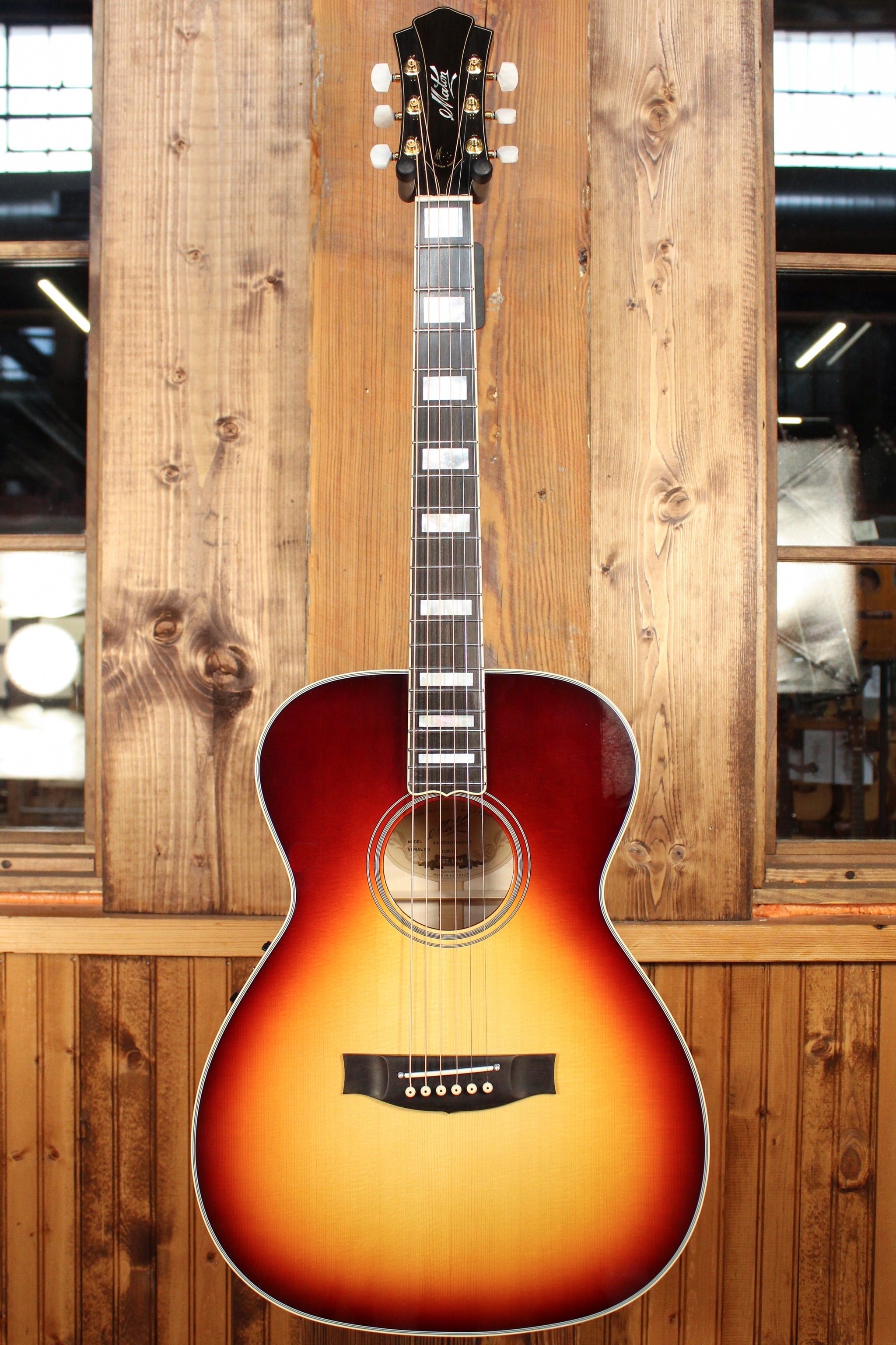 Maton Custom Shop Traditional w/ European Spruce & English Maple ID-13789 - Artisan Guitars