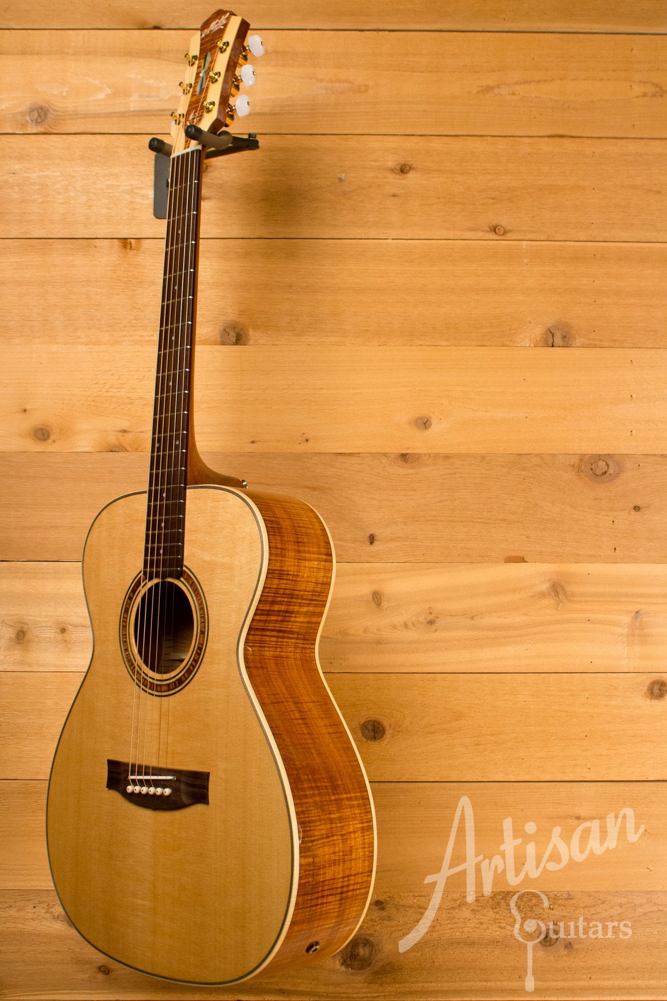 Maton WA May Custom Shop 808 Guitar with Sitka Spruce and Fiddleback Blackwood ID-10821 - Artisan Guitars