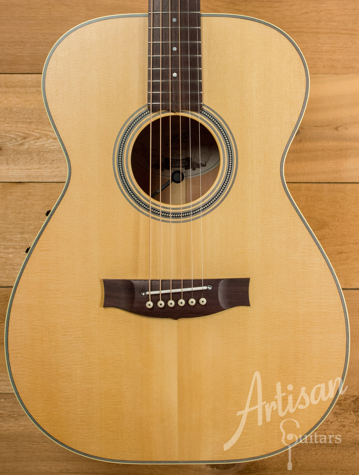 Maton T.E Personal Guitar Sitka Spruce and AAA"Bees Wings" Queensland Maple ID-11063 - Artisan Guitars