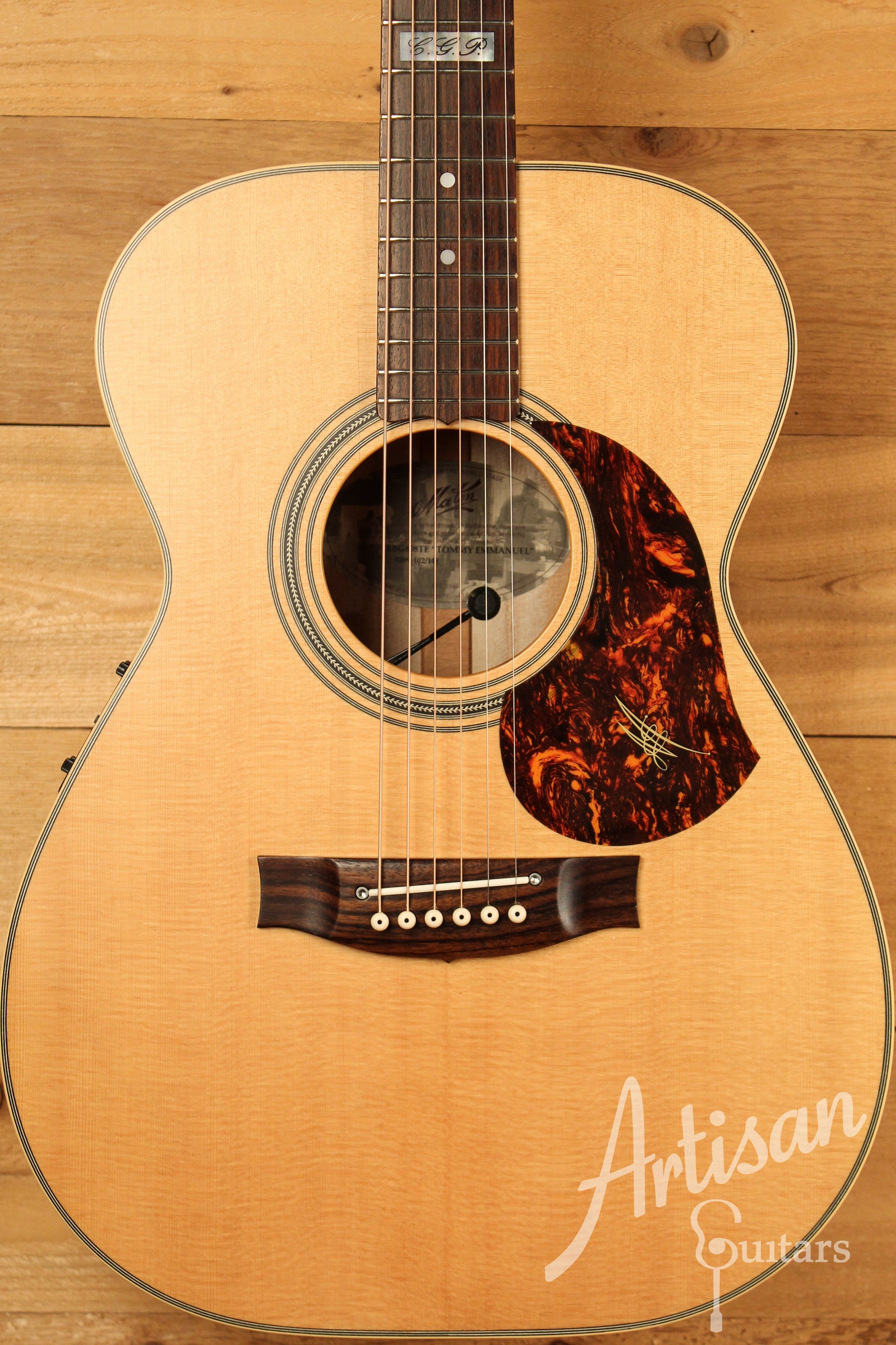Maton EBG 808 TE Tommy Emmanuel Signature Guitar Pre-Owned 2014 ID-12833 - Artisan Guitars