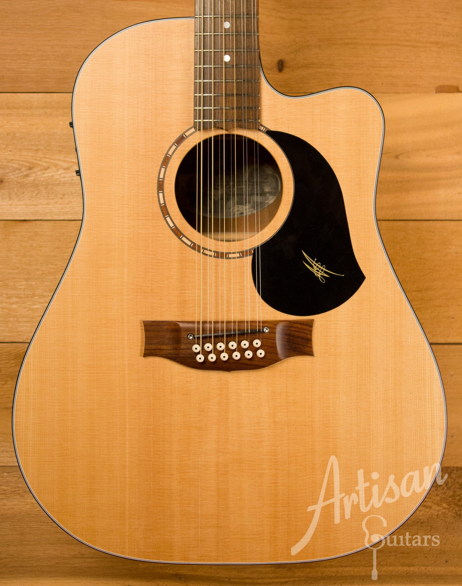 Maton EM425C12 12 String Acoustic Electric Guitar with Cutaway Pre-Owned 2014 ID-10757 - Artisan Guitars