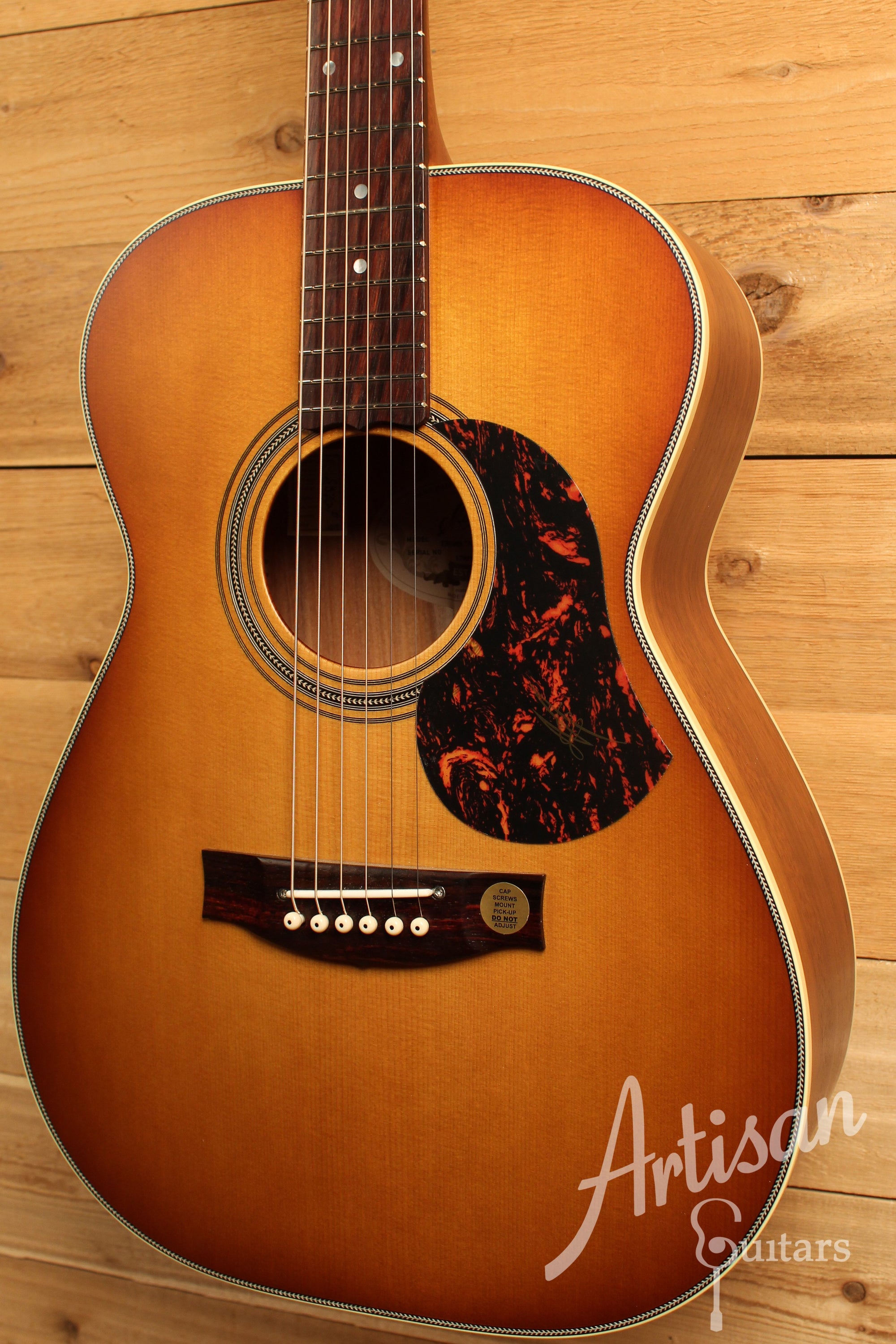 Maton EBG808 Nashville Series Sitka Spruce & Blackwood w/ Vintage Amber Sunburst Finish ID-13007 - Artisan Guitars