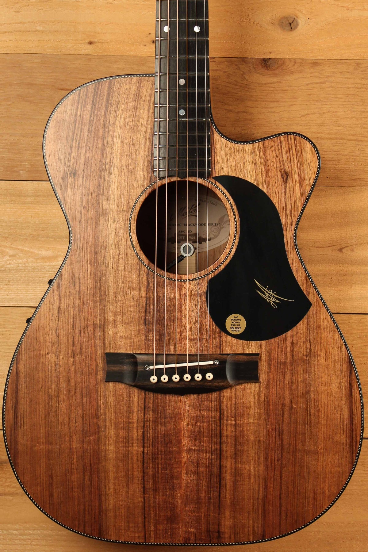 Maton EBW808 Cutaway Guitar w/ Blackwood Top, Back & Sides w/ AP5 Pro Pickup System ID-13588 - Artisan Guitars