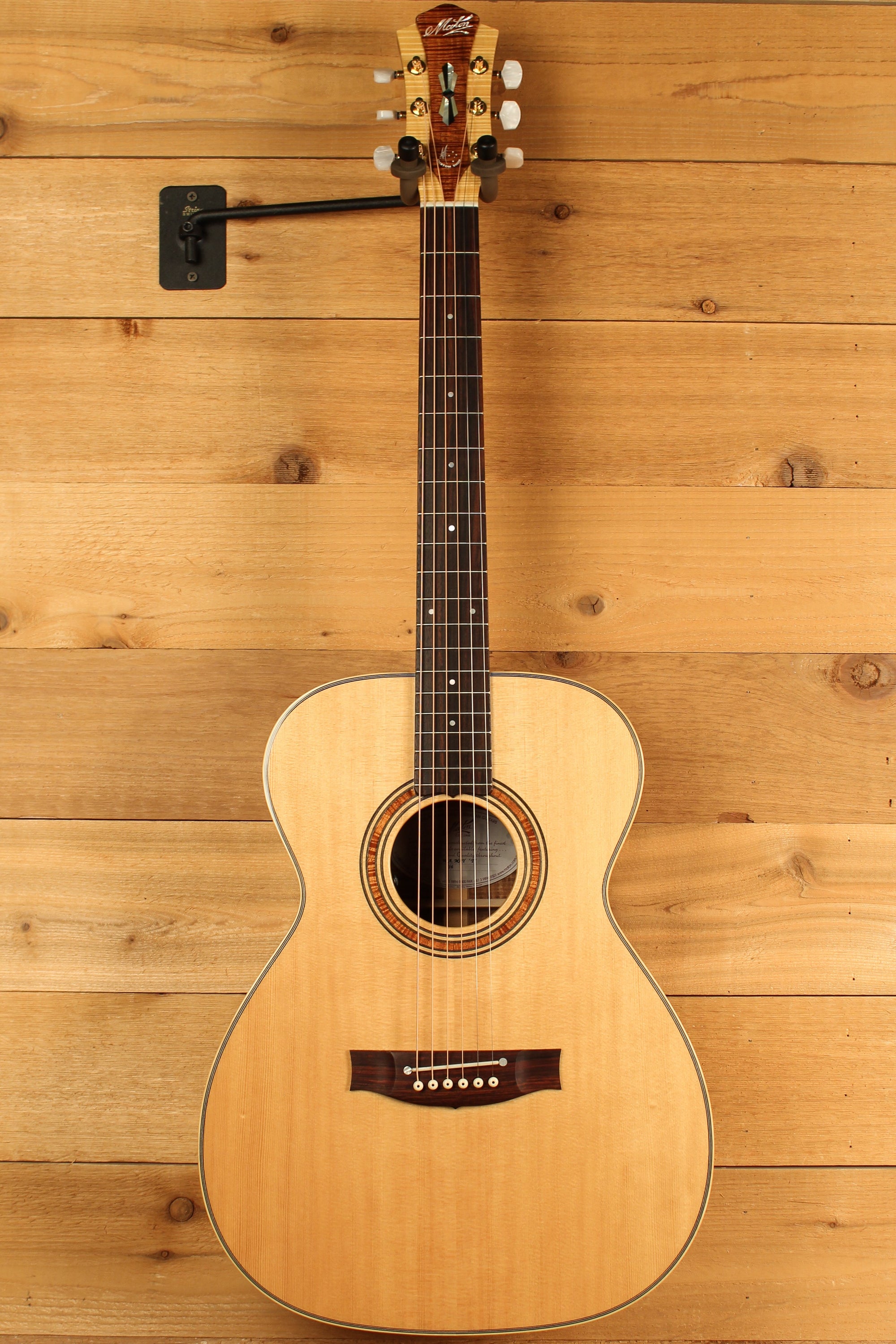 Maton WA May Custom Shop 808 w/ Sitka Spruce & Fiddleback Blackwood Pre-Owned 2017 ID-13521 - Artisan Guitars