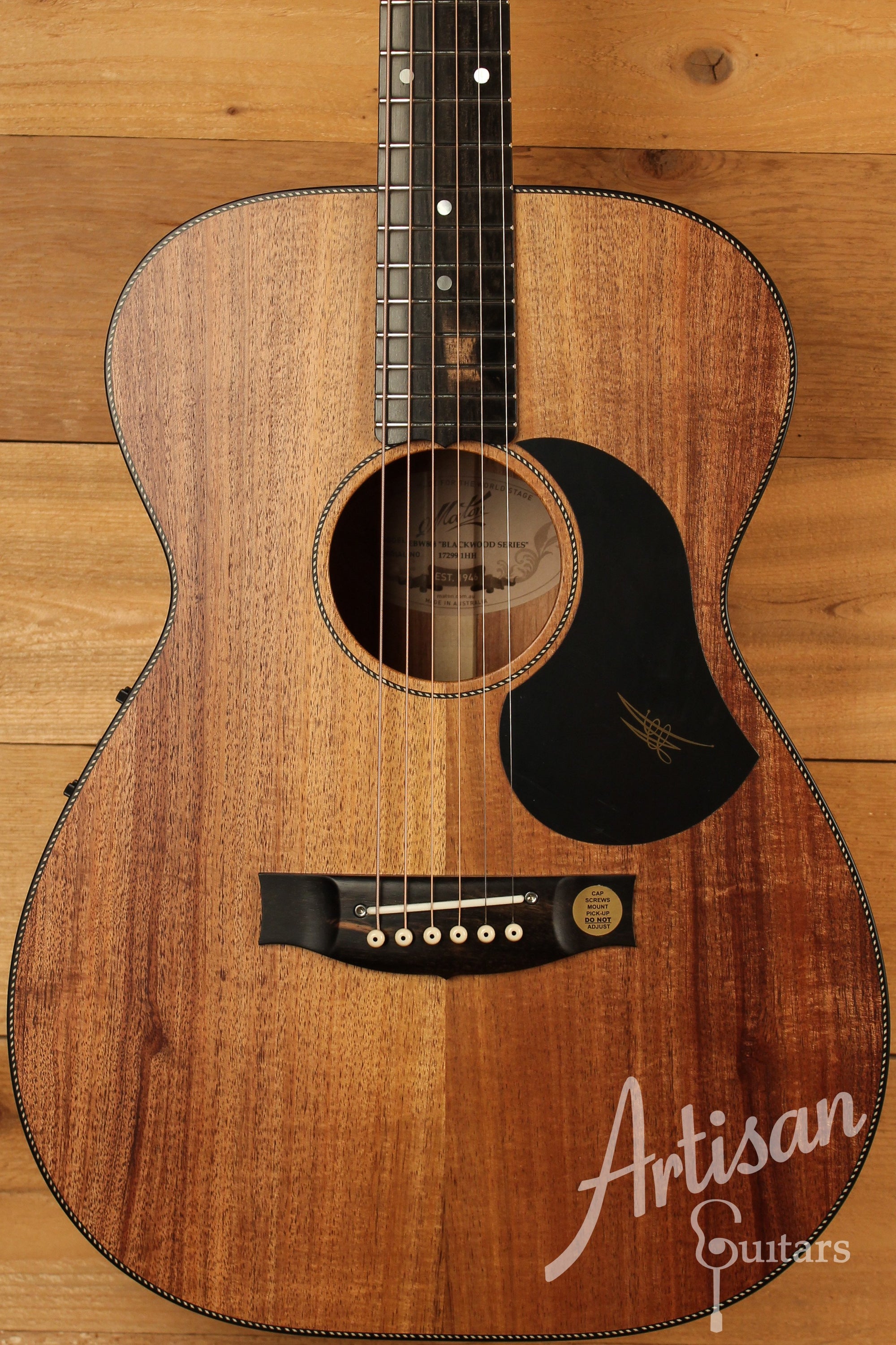 Maton EBW808 Guitar w/ Blackwood Top, Back & Sides w/ AP5 Pro Pickup System ID-12941 - Artisan Guitars