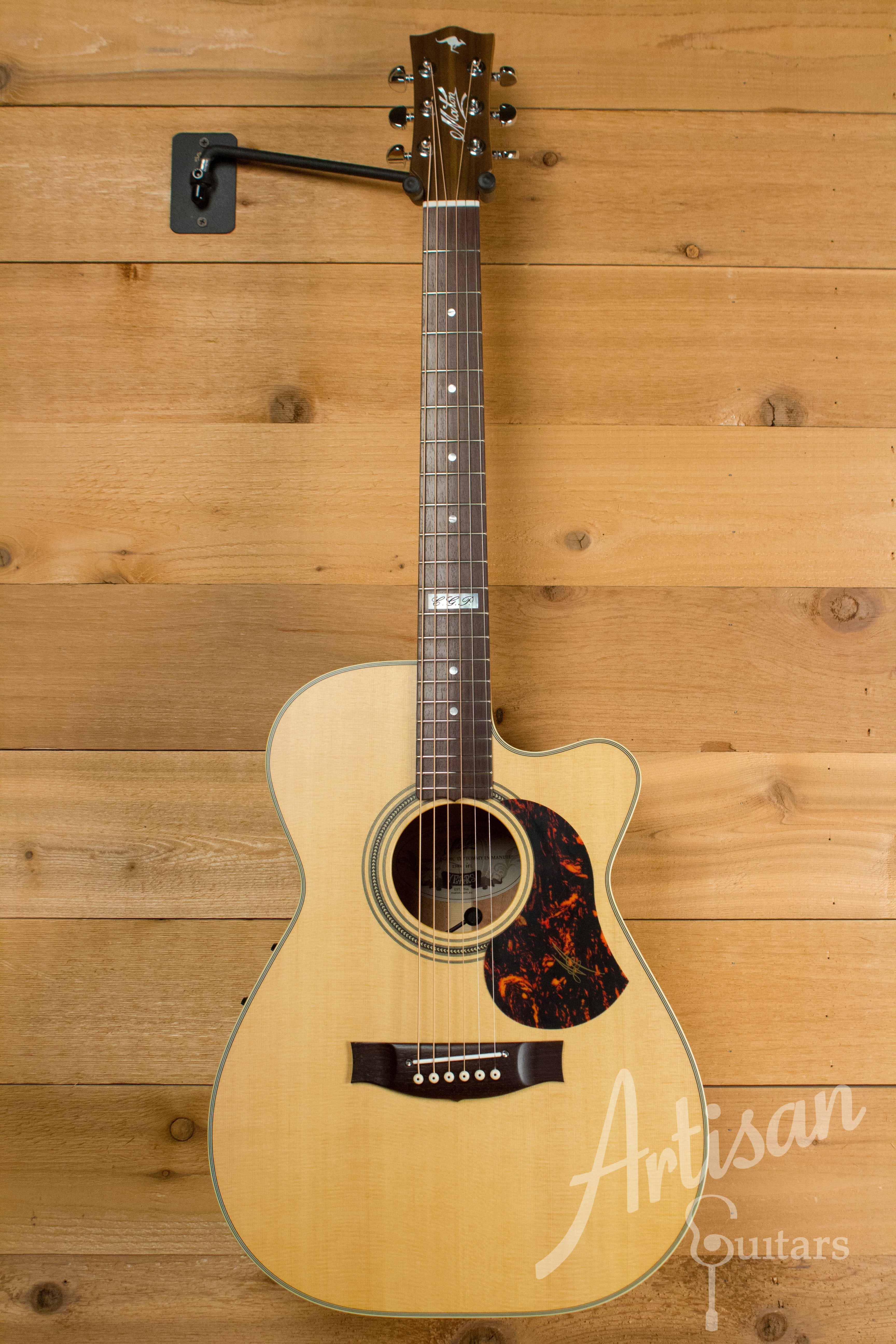 Maton EBG 808C TE Tommy Emmanuel Signature Guitar Cutaway NAMM 2017 ID-11211 - Artisan Guitars