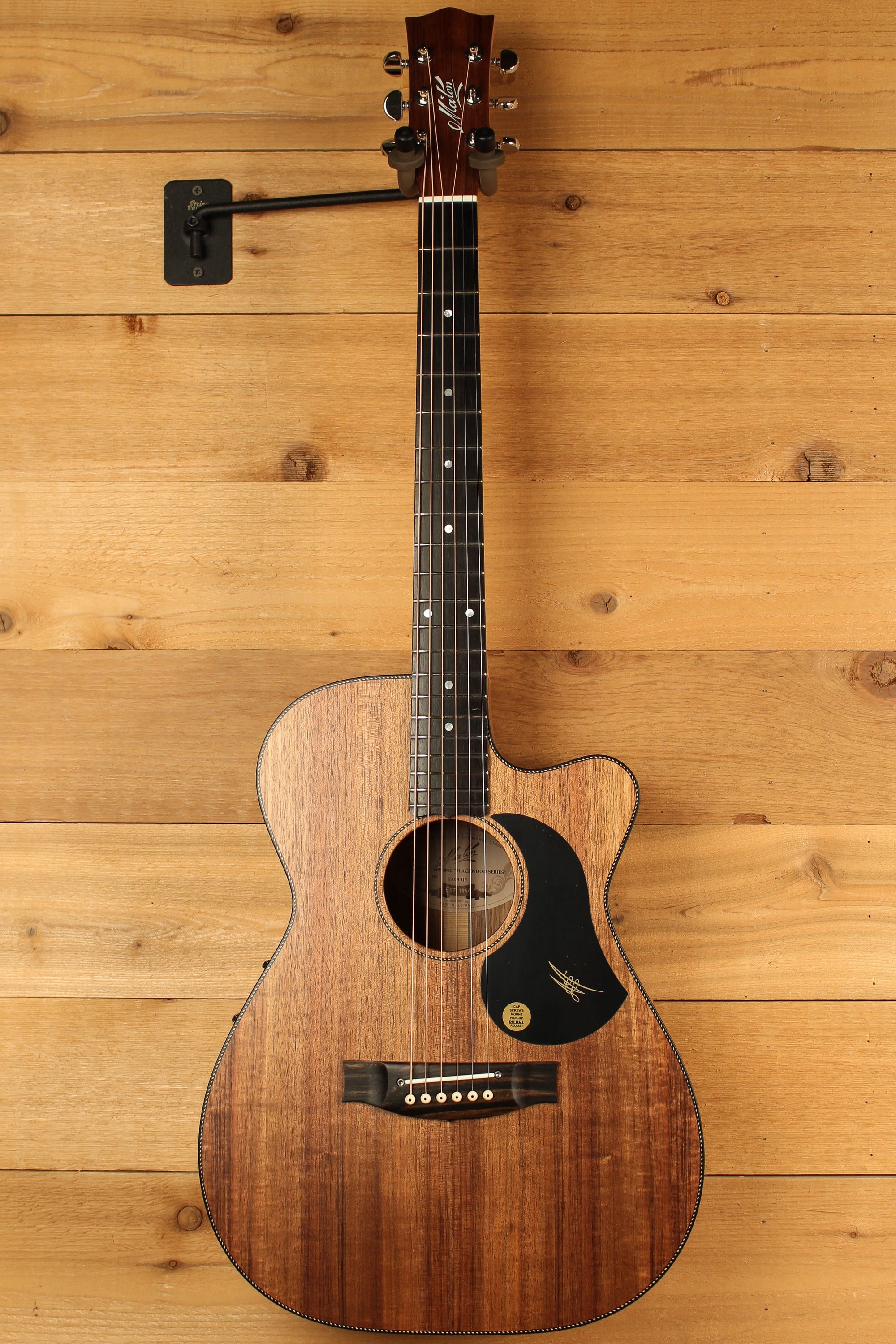 Maton EBW808 Cutaway Guitar w/ Blackwood Top, Back & Sides w/ AP5 Pro Pickup System ID-13460 - Artisan Guitars
