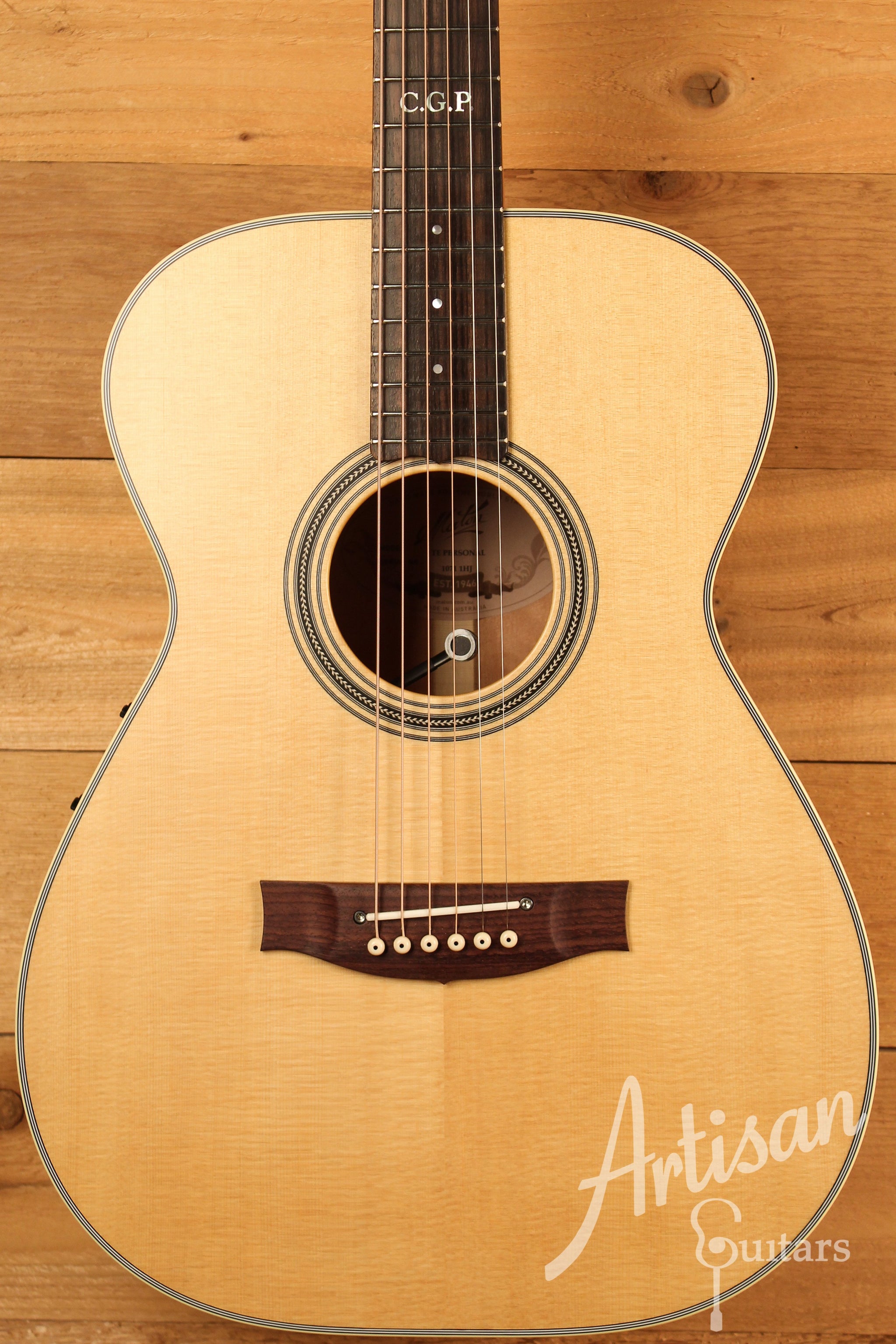 Maton Custom Shop T.E Personal Guitar Sitka Spruce & Queensland Maple ID-13006 - Artisan Guitars