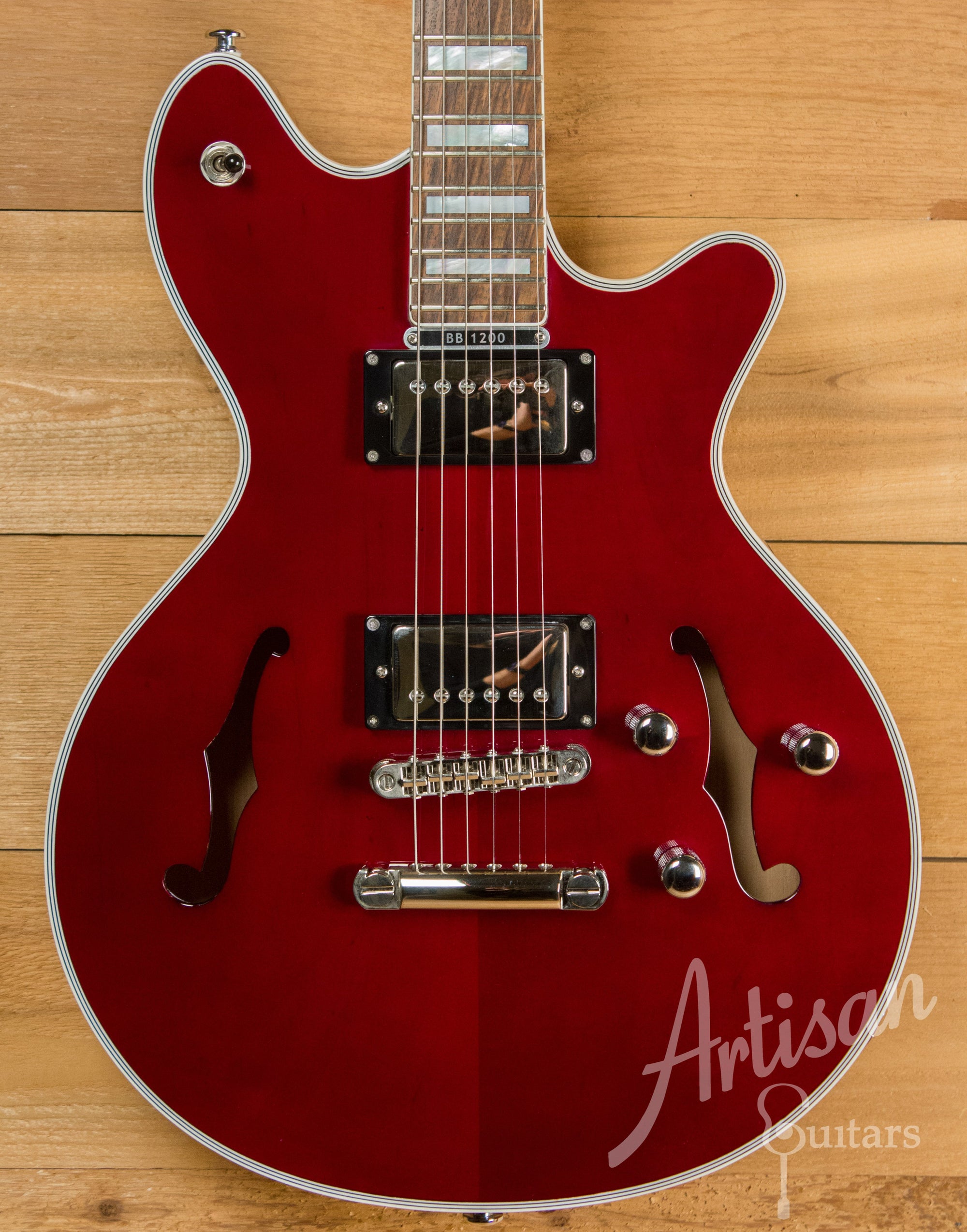 Maton BB1200 Electric Guitar Cherry Red Finish Pre-Owned 2012 ID-11216 - Artisan Guitars
