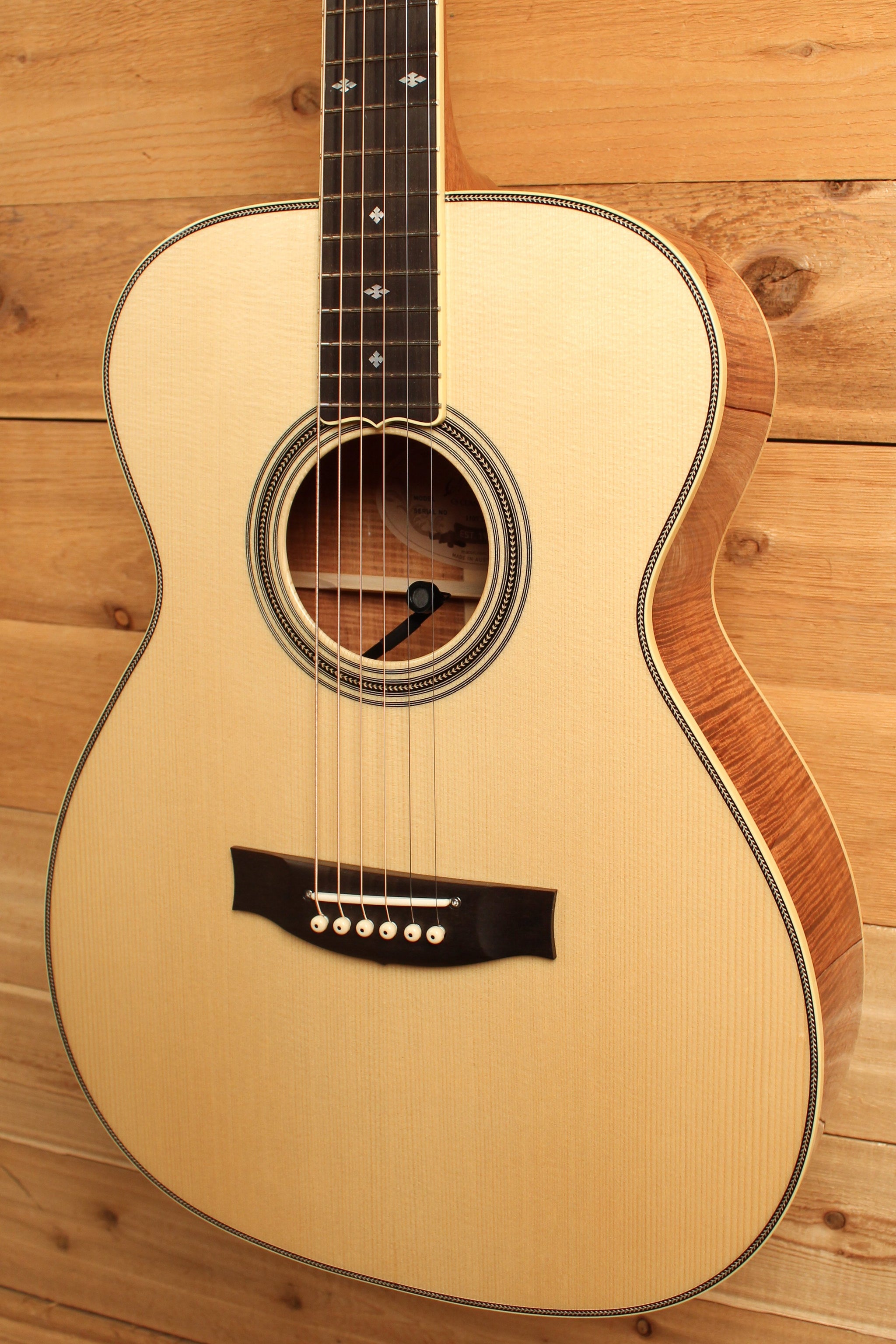 Maton Custom Shop Classic Blackwood Special Guitar with European Spruce & Figured Blackwood ID-13090 - Artisan Guitars