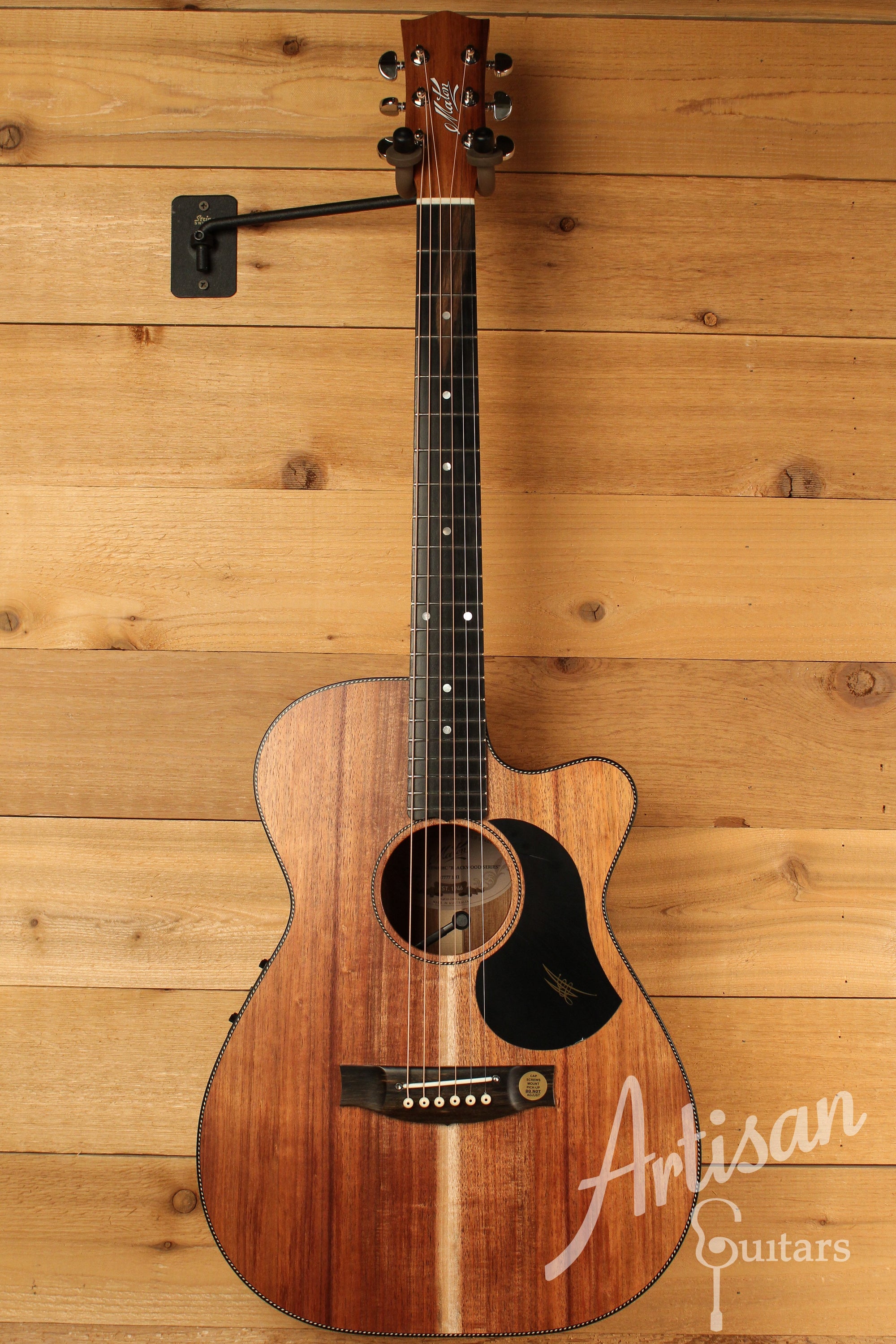 Maton EBW808 Cutaway Guitar w/ Blackwood Top, Back & Sides w/ AP5 Pro Pickup System ID-12851 - Artisan Guitars