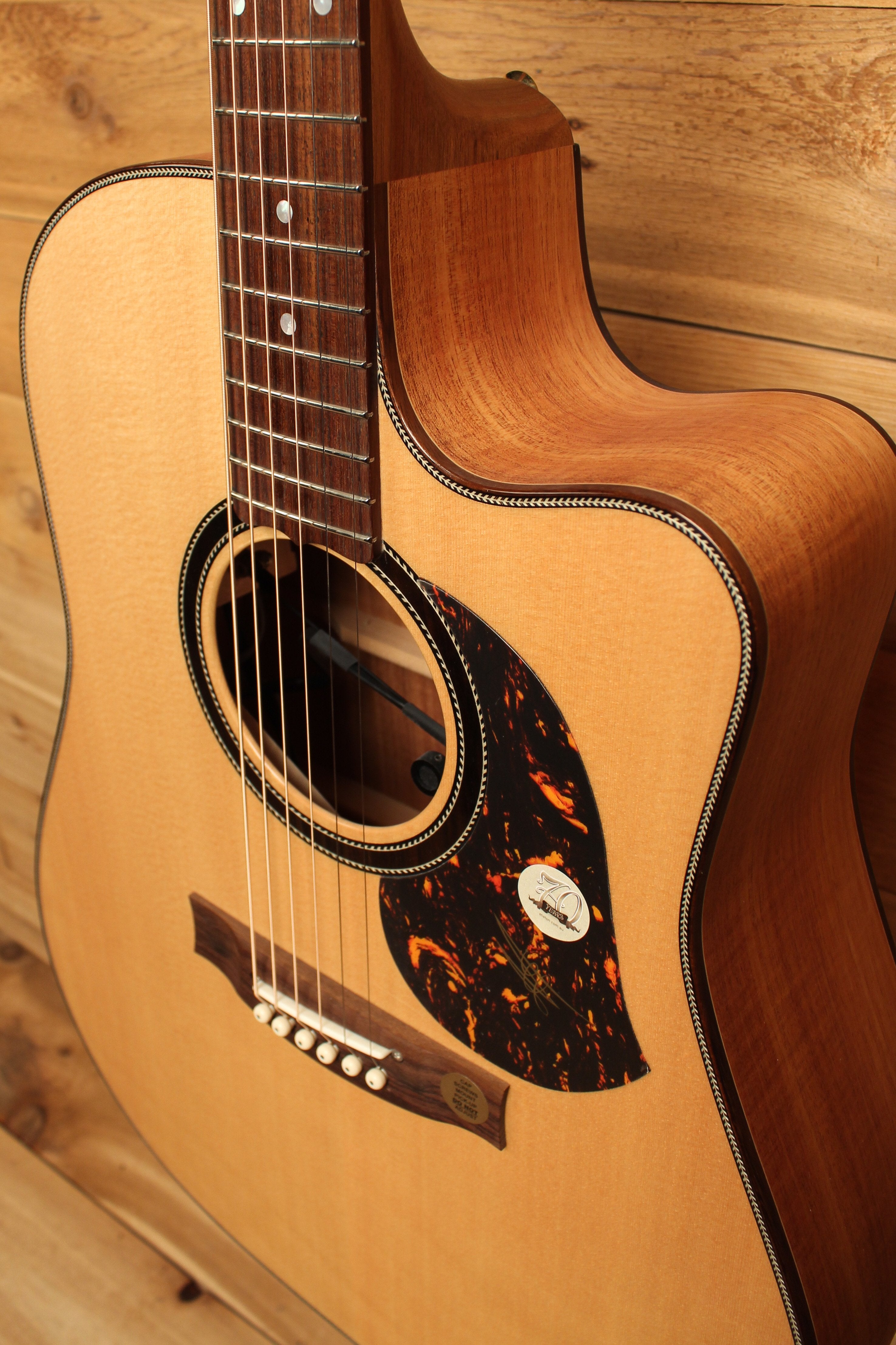 Maton 70th Anniversary Dreadnought Cutaway Sitka Spruce and Blackwood ID-13257 - Artisan Guitars