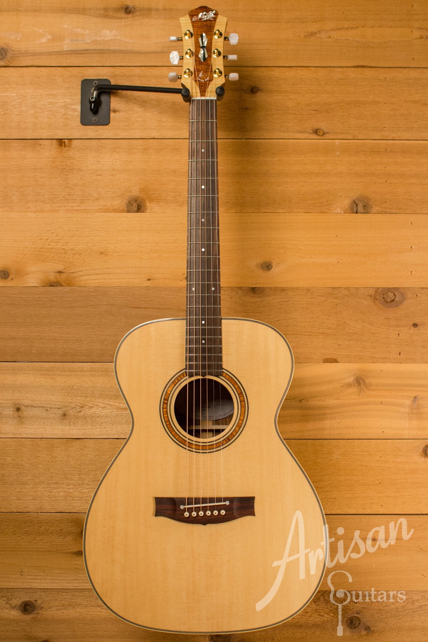 Maton WA May Custom Shop 808 T Guitar with Sitka Spruce and Fiddleback Blackwood ID-10830 - Artisan Guitars