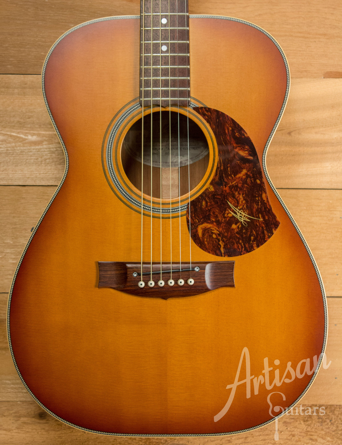 Maton EBG808 Sitka Spruce and Blackwood with Sunburst Finish Pre-Owned 2011 ID-9135 - Artisan Guitars