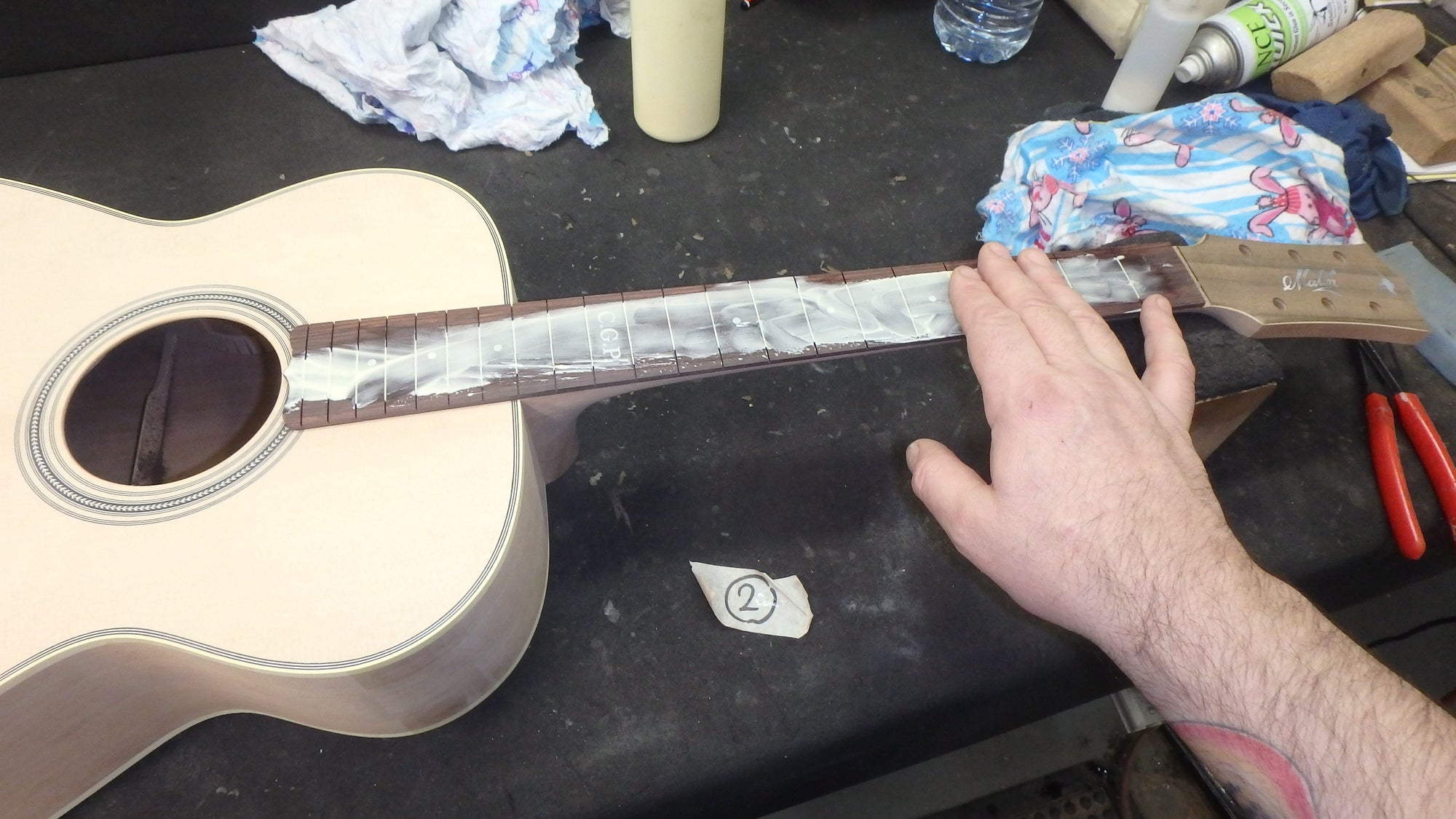 Maton T.E Personal Guitar Sitka Spruce and AAA"Bees Wings" Queensland Maple ID-11063 - Artisan Guitars