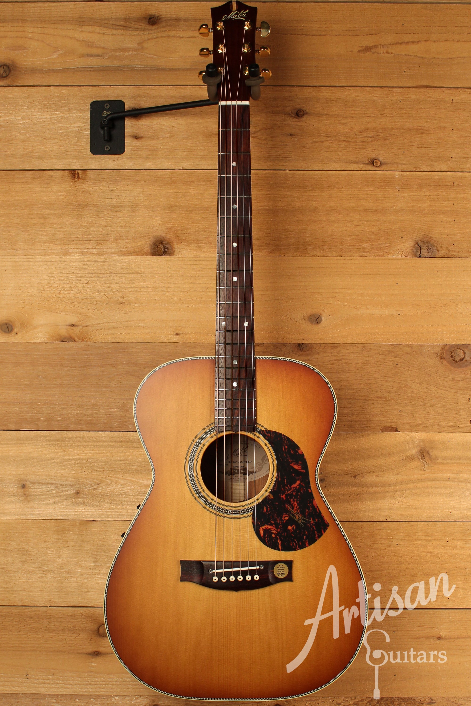 Maton EBG808 Nashville Series Sitka Spruce & Blackwood w/ Vintage Amber Sunburst Finish ID-13007 - Artisan Guitars