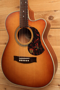 Maton EBG808C Nashville Series Sitka Spruce and Blackwood, Vintage Amber Sunburst and Cutaway ID-13078 - Artisan Guitars