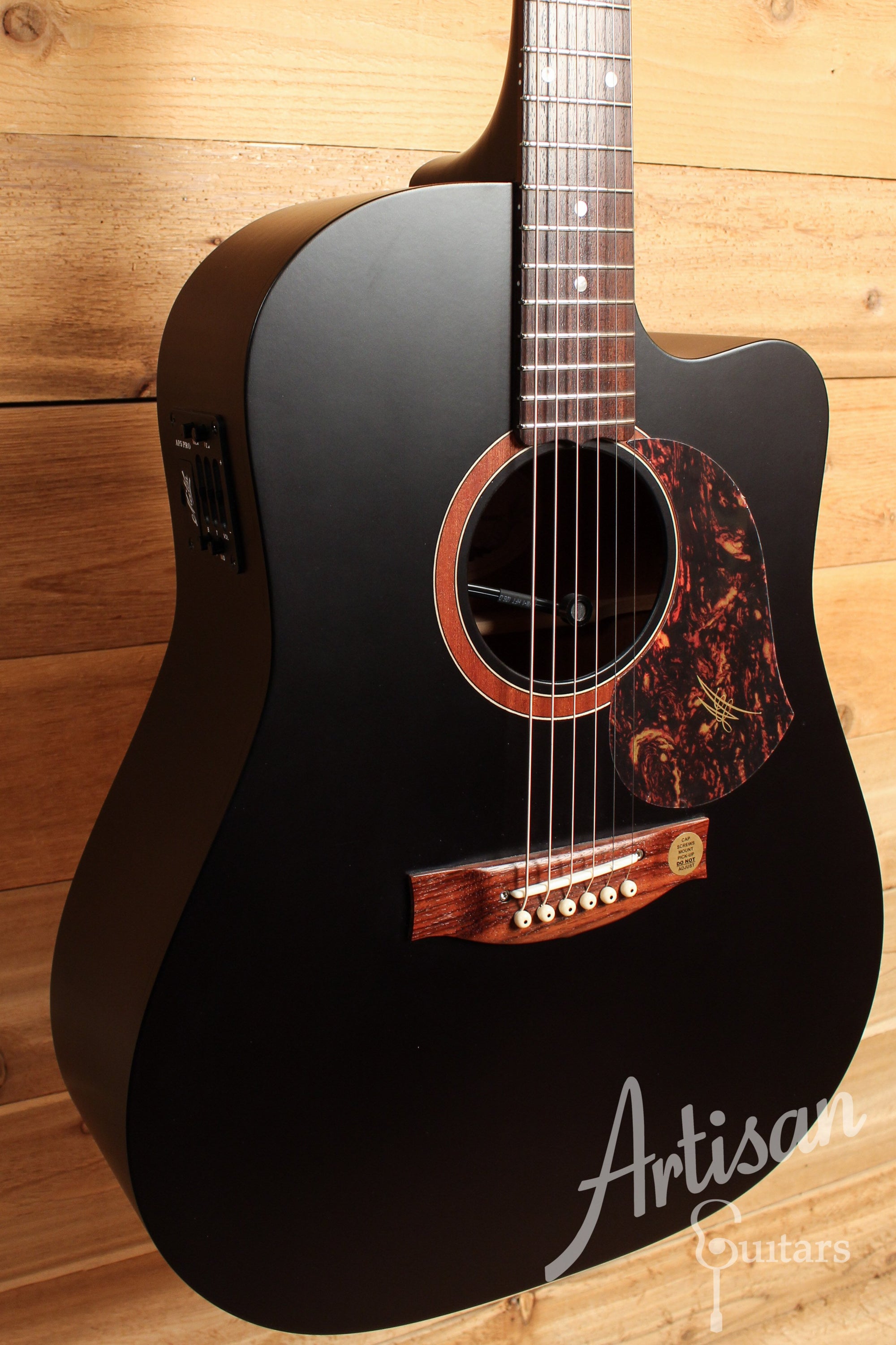 Maton SRS70C Solid Road Series Acoustic Electric w/ Satin Black Finish & AP5 Pro Pickup ID-12771 - Artisan Guitars