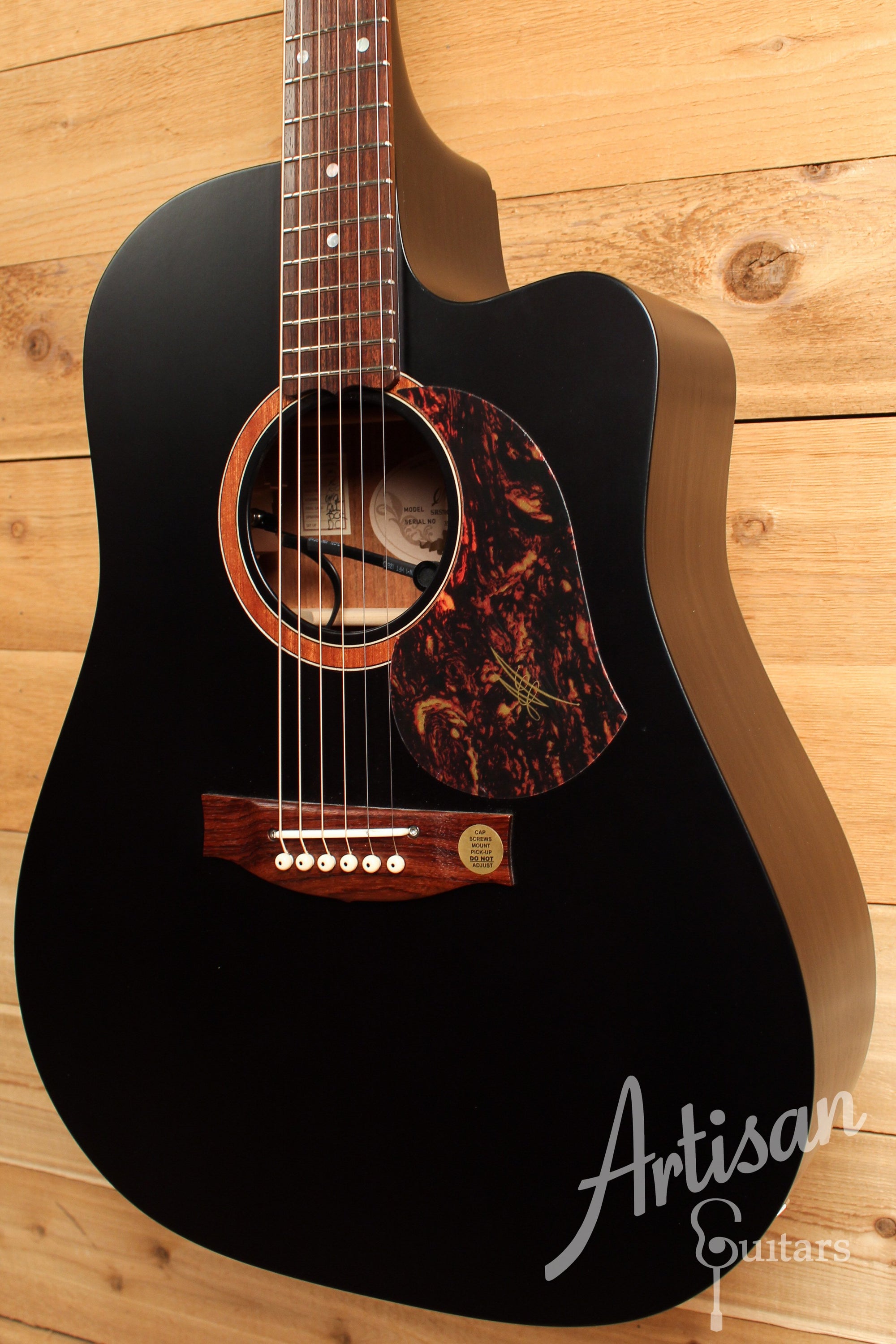 Maton SRS70C Solid Road Series Acoustic Electric w/ Satin Black Finish & AP5 Pro Pickup ID-12771 - Artisan Guitars