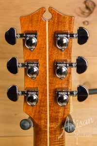 Maton Custom Shop Jumbo Guitar Cutaway with Sitka Spruce and Fiddleback Blackwood ID-11065 - Artisan Guitars