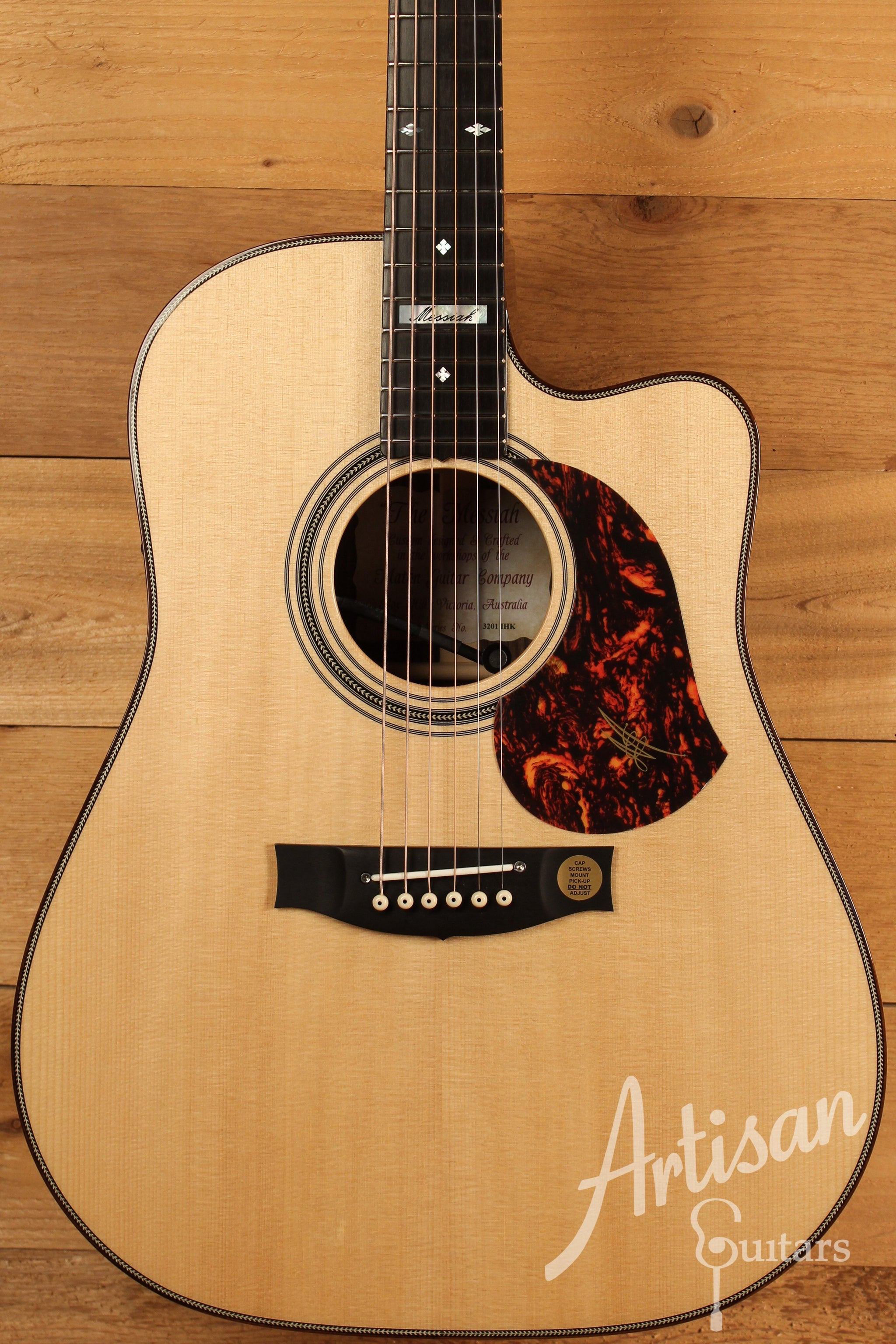 Maton EM100C Messiah Guitar Sitka Spruce & Indian Rosewood w/ AP5 Pro ID-12993 - Artisan Guitars