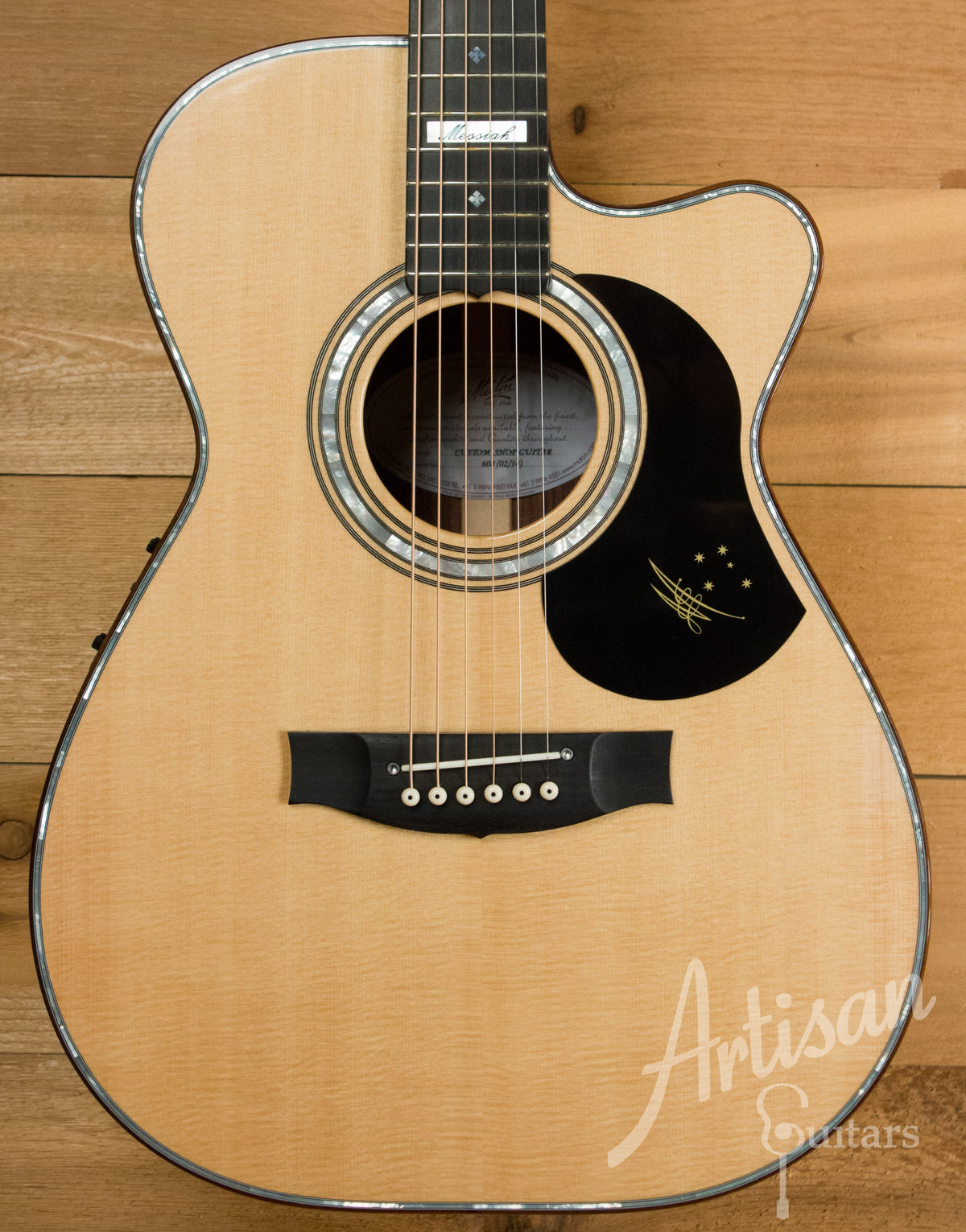 Maton EM100C 808 Custom Shop Messiah Series with Sitka and Indian Rosewood Cutaway Pre-Owned 2014 ID-11204 - Artisan Guitars
