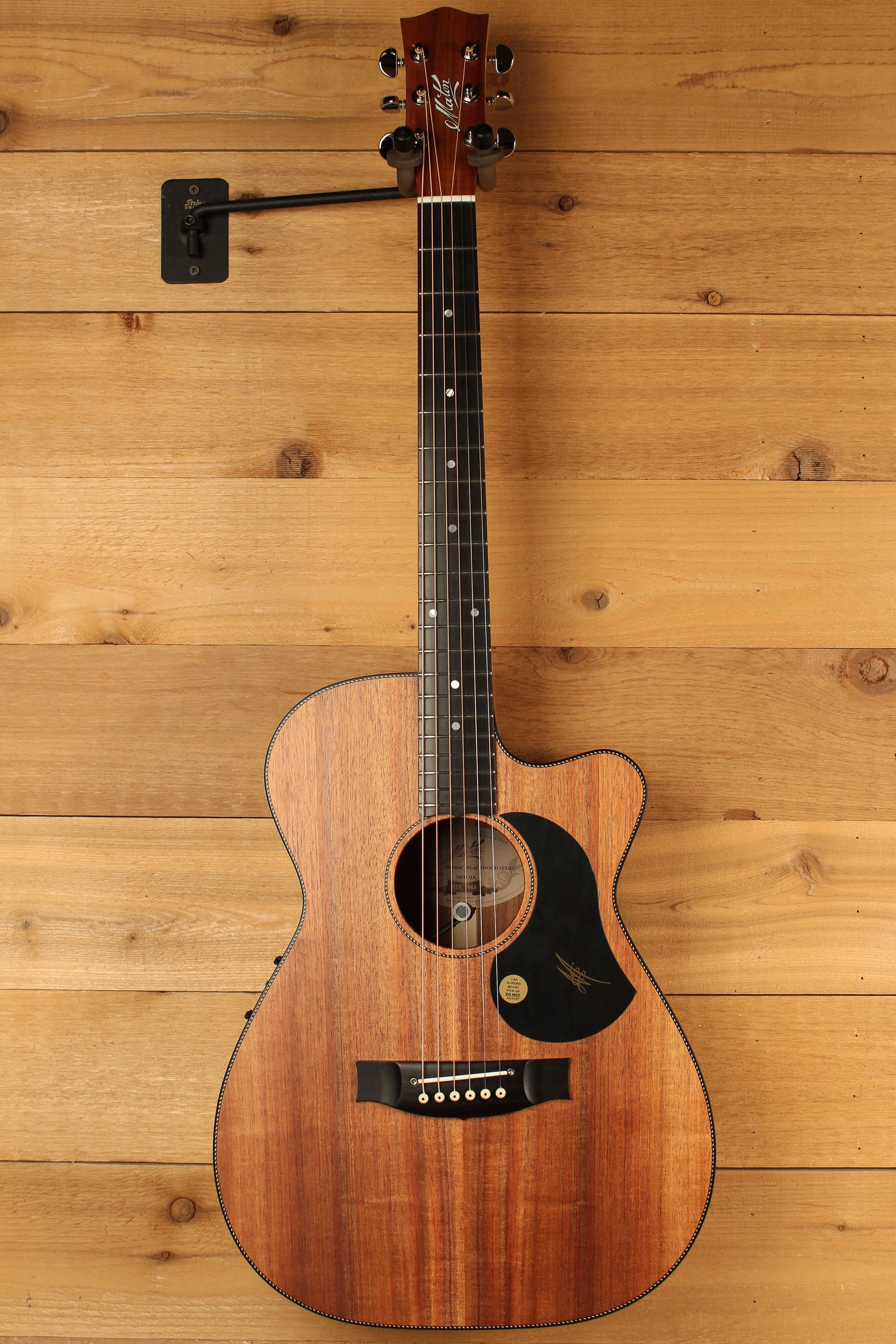Maton EBW808 Cutaway Guitar w/ Blackwood Top, Back & Sides w/ AP5 Pro Pickup System ID-13228 - Artisan Guitars
