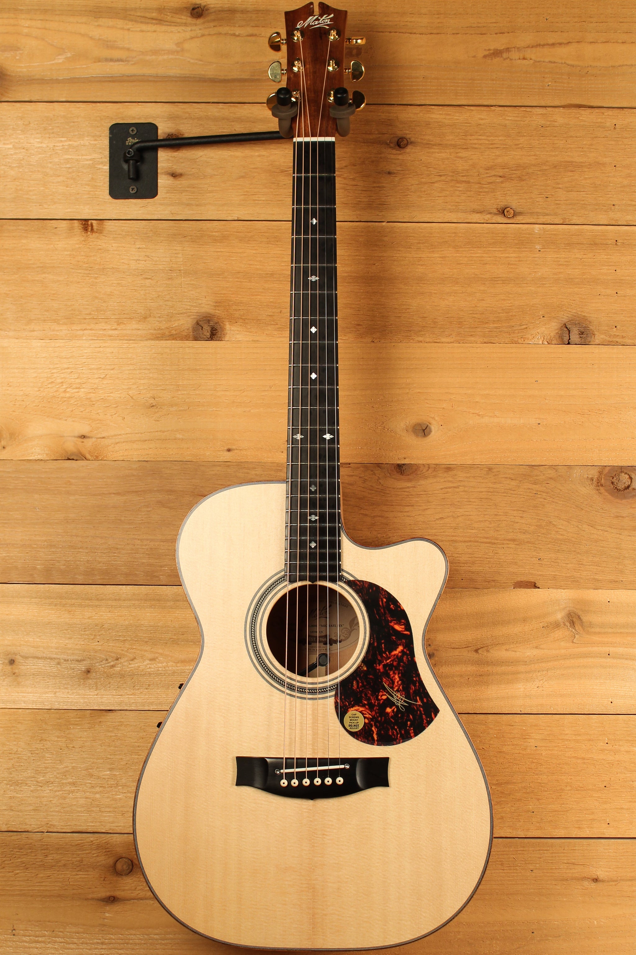 Maton EBG 808C MIC FIX Michael Fix Signature Guitar Sitka and Queensland Maple with Cutaway ID-13514 - Artisan Guitars