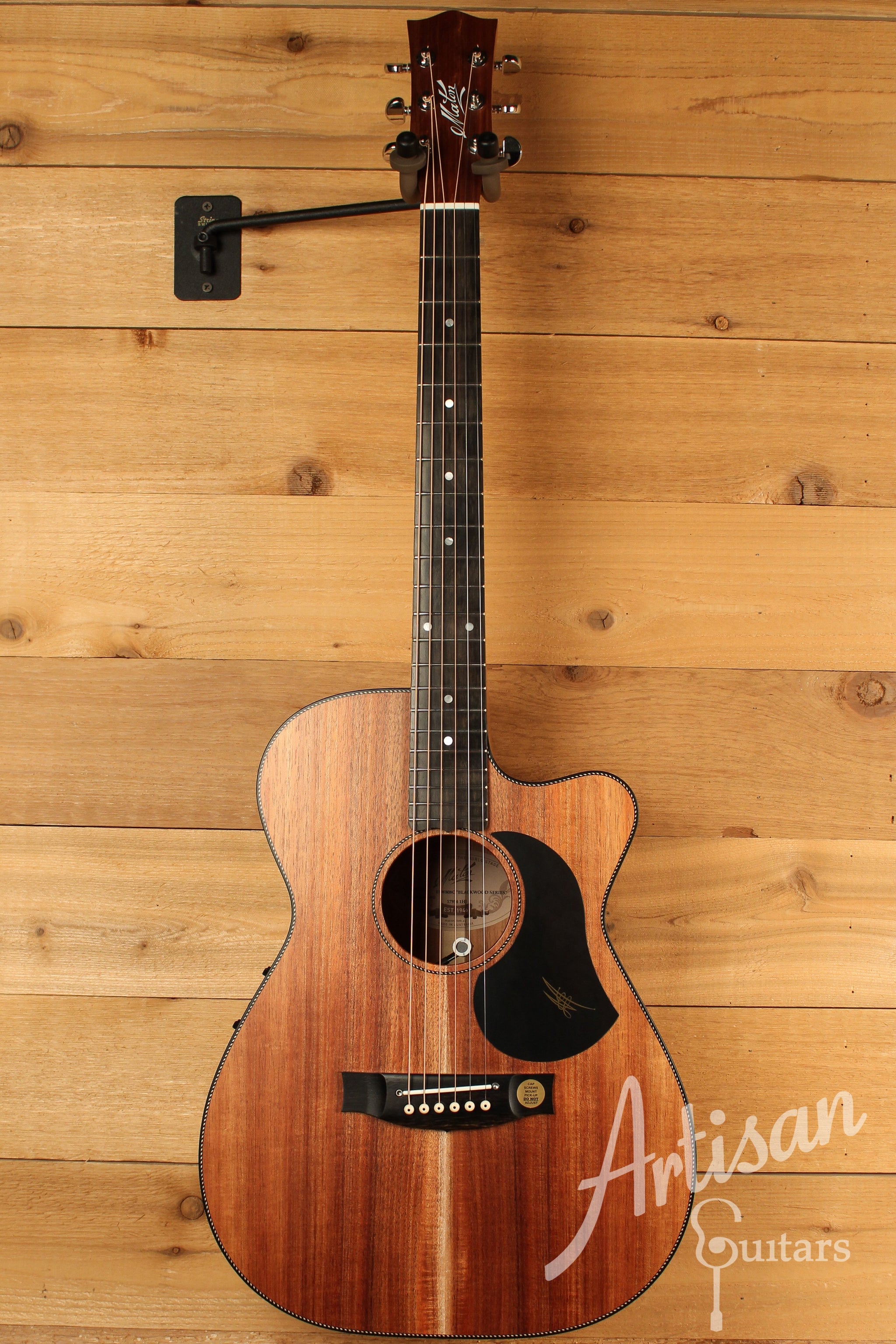 Maton EBW808 Cutaway Guitar w/ Blackwood Top, Back & Sides w/ AP5 Pro Pickup System ID-12992 - Artisan Guitars