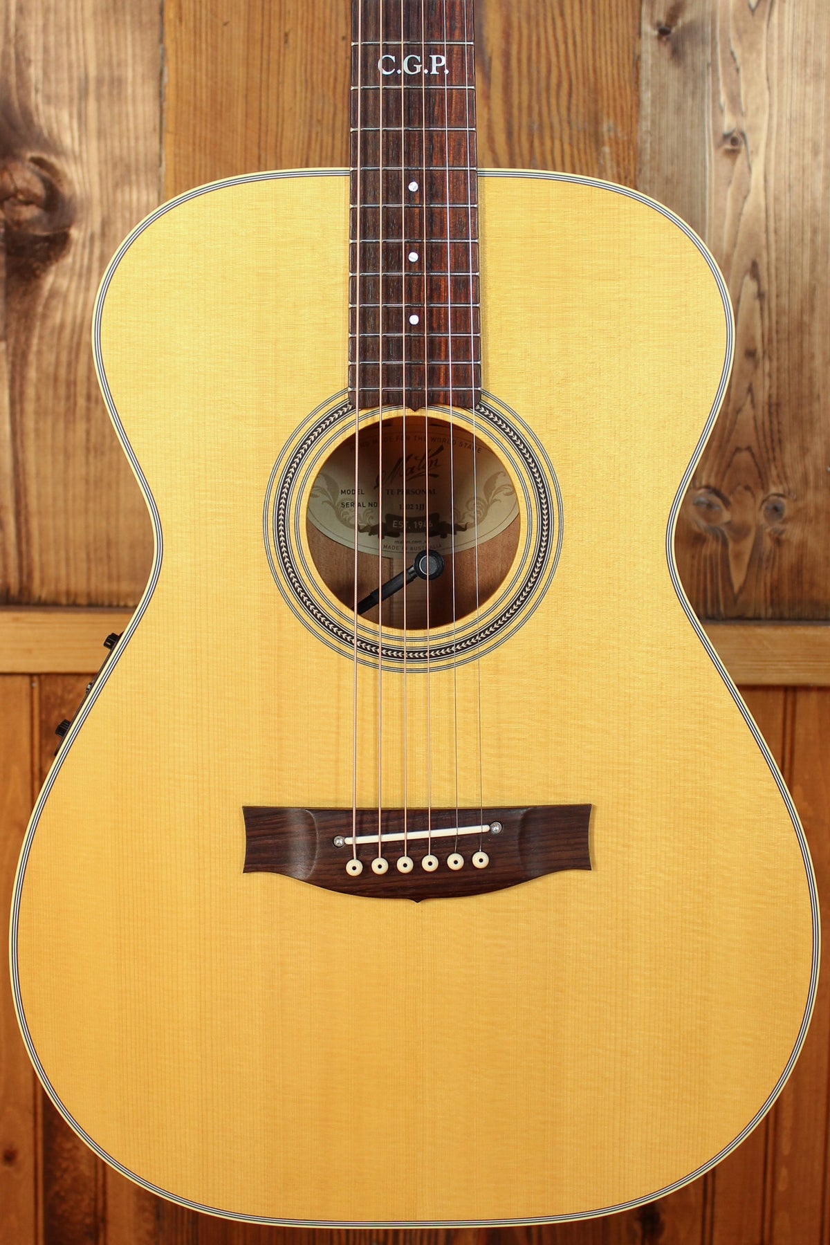 Maton Custom Shop TE Personal w/ Sitka Spruce & Queensland Maple Thinline ID-13778 - Artisan Guitars