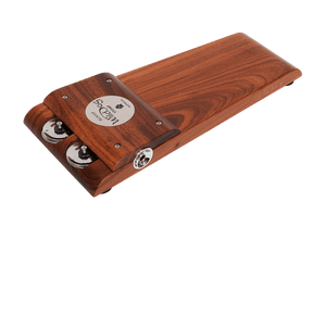 Wild Dog BUNYIP STOMP BOX w/ Solid Figured Australian Timber Body & Tambourine Jingles - Artisan Guitars