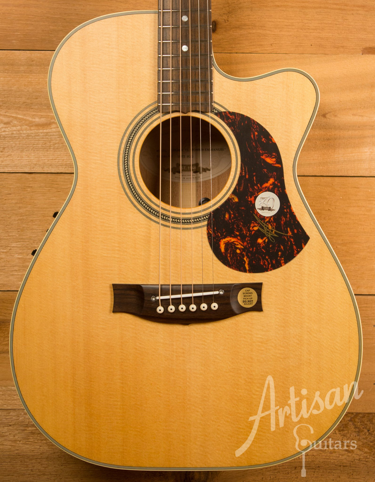 Maton EBG 808C TE Tommy Emmanuel Signature Guitar Cutaway ID-11568 - Artisan Guitars