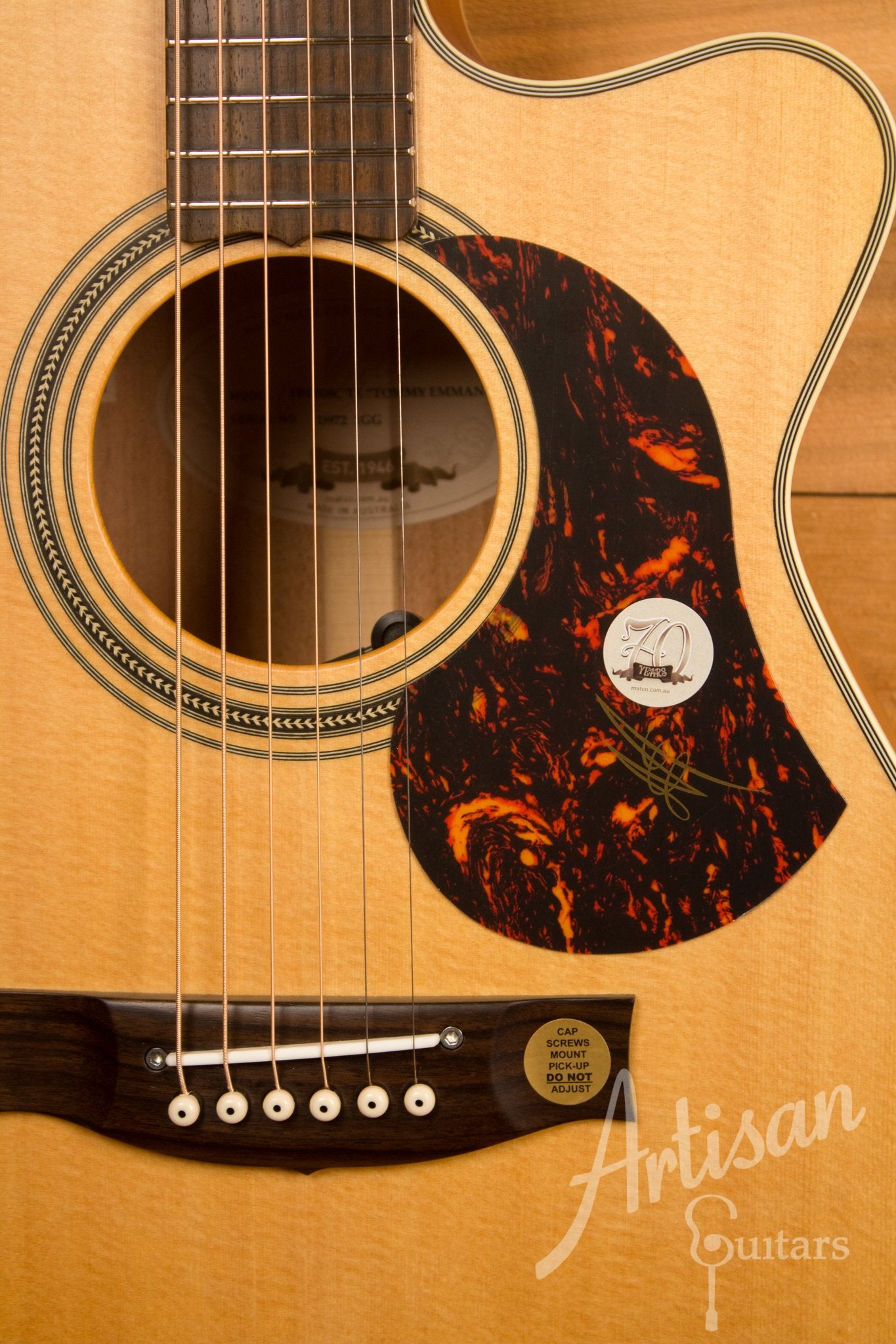 Maton EBG 808C TE Tommy Emmanuel Signature Guitar Cutaway ID-11568 - Artisan Guitars