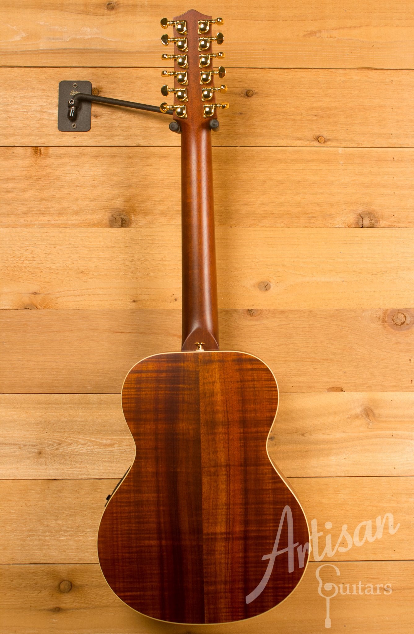 Maton EMD12 Mini Maton Sitka with Blackwood and Vintage Amber Sunburst Lefty ID-11604 - Artisan Guitars