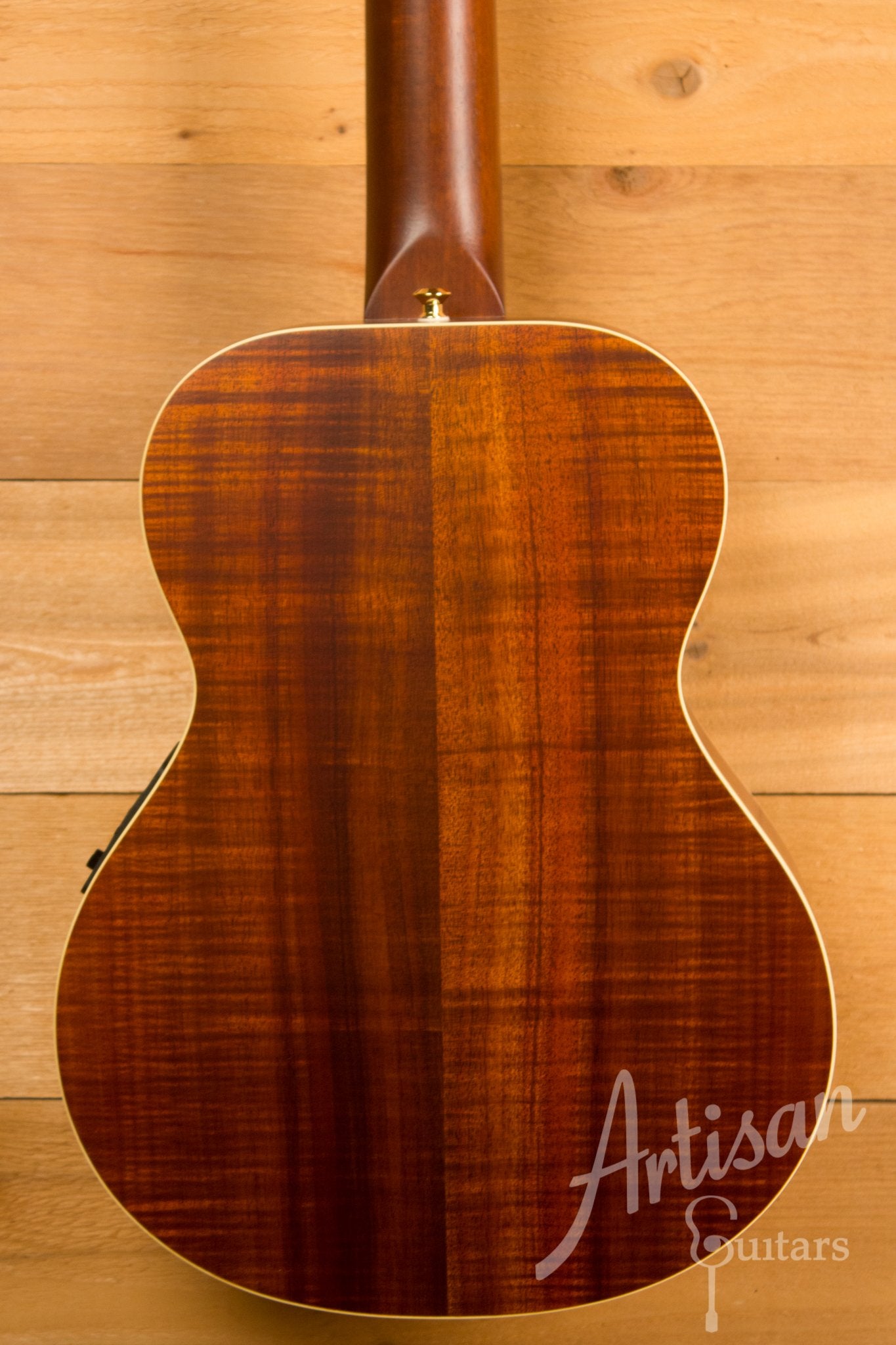 Maton EMD12 Mini Maton Sitka with Blackwood and Vintage Amber Sunburst Lefty ID-11604 - Artisan Guitars