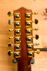 Maton EMD12 Mini Maton Sitka with Blackwood and Vintage Amber Sunburst Lefty ID-11604 - Artisan Guitars