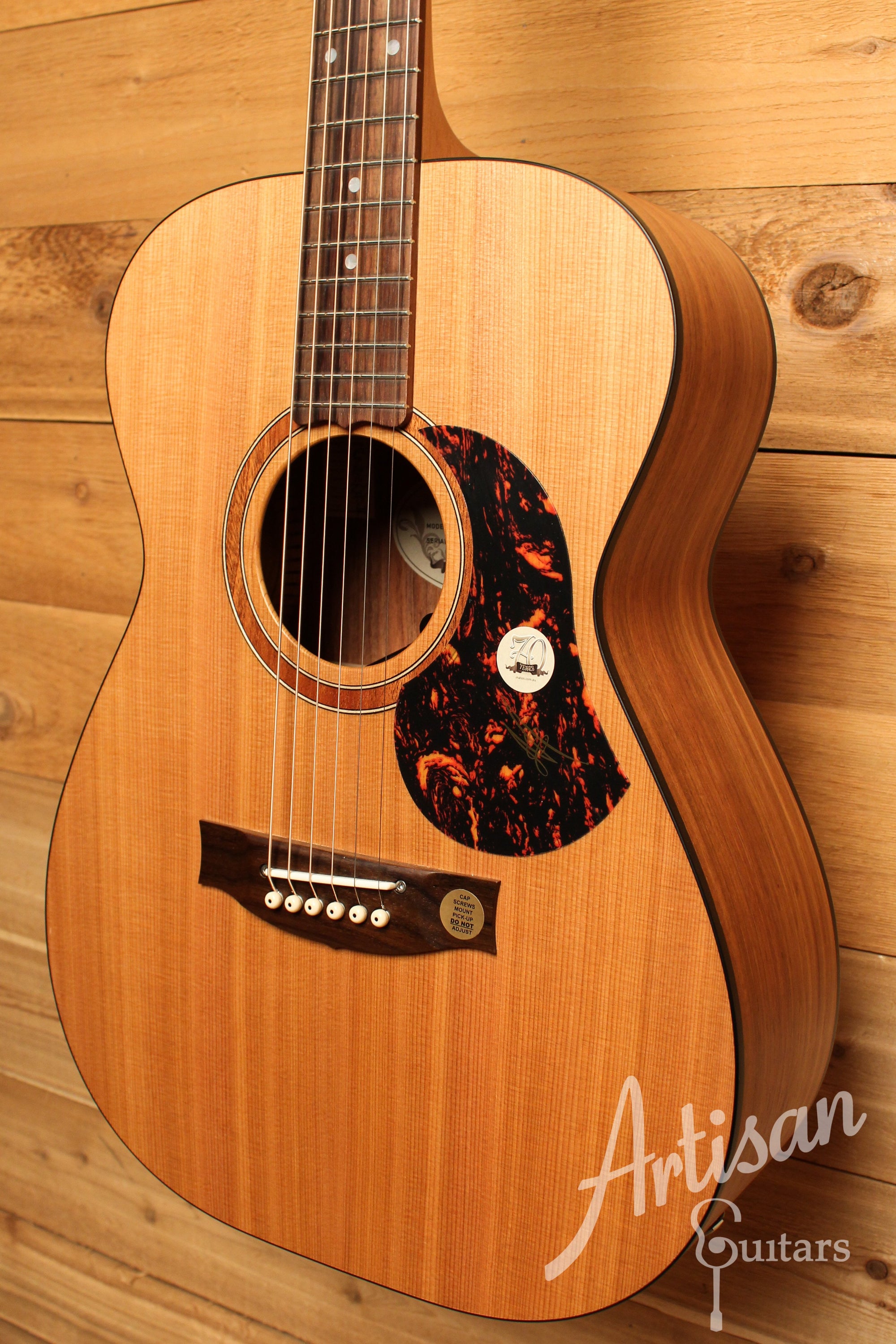 Maton SRS808 Guitar Western Red Cedar and Solid Blackwood ID-12222 - Artisan Guitars