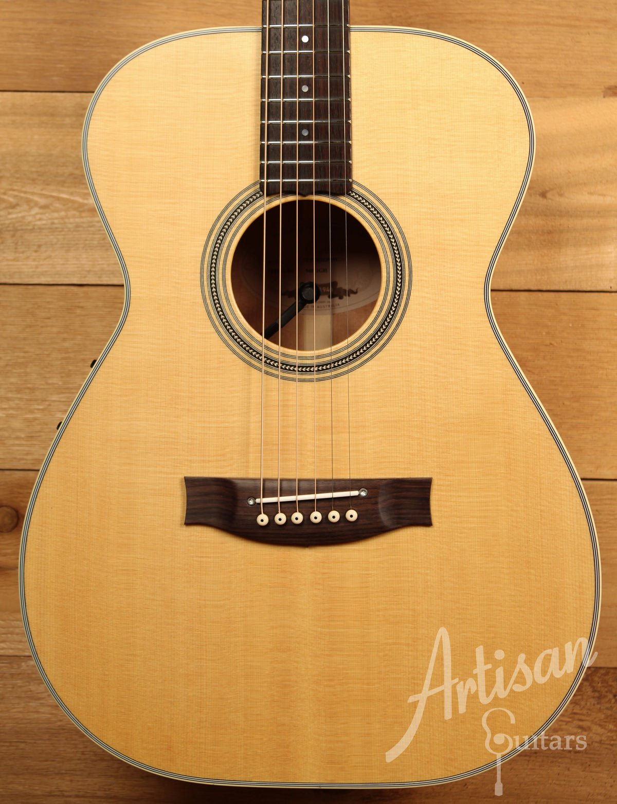 Maton T.E Personal Guitar Sitka Spruce and AAA"Bees Wings" Queensland Maple ID-11722 - Artisan Guitars