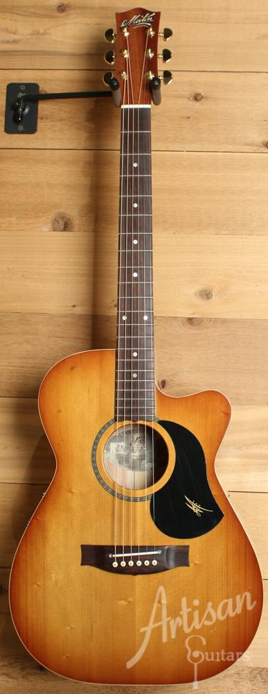 Maton EBG808CLG Performer Series Bunya and Queensland Maple with Cutaway and Vintage Amber Sunburst ID-9421 - Artisan Guitars