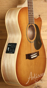 Maton EBG808CLG Performer Series Bunya and Queensland Maple with Cutaway and Vintage Amber Sunburst ID-9421 - Artisan Guitars