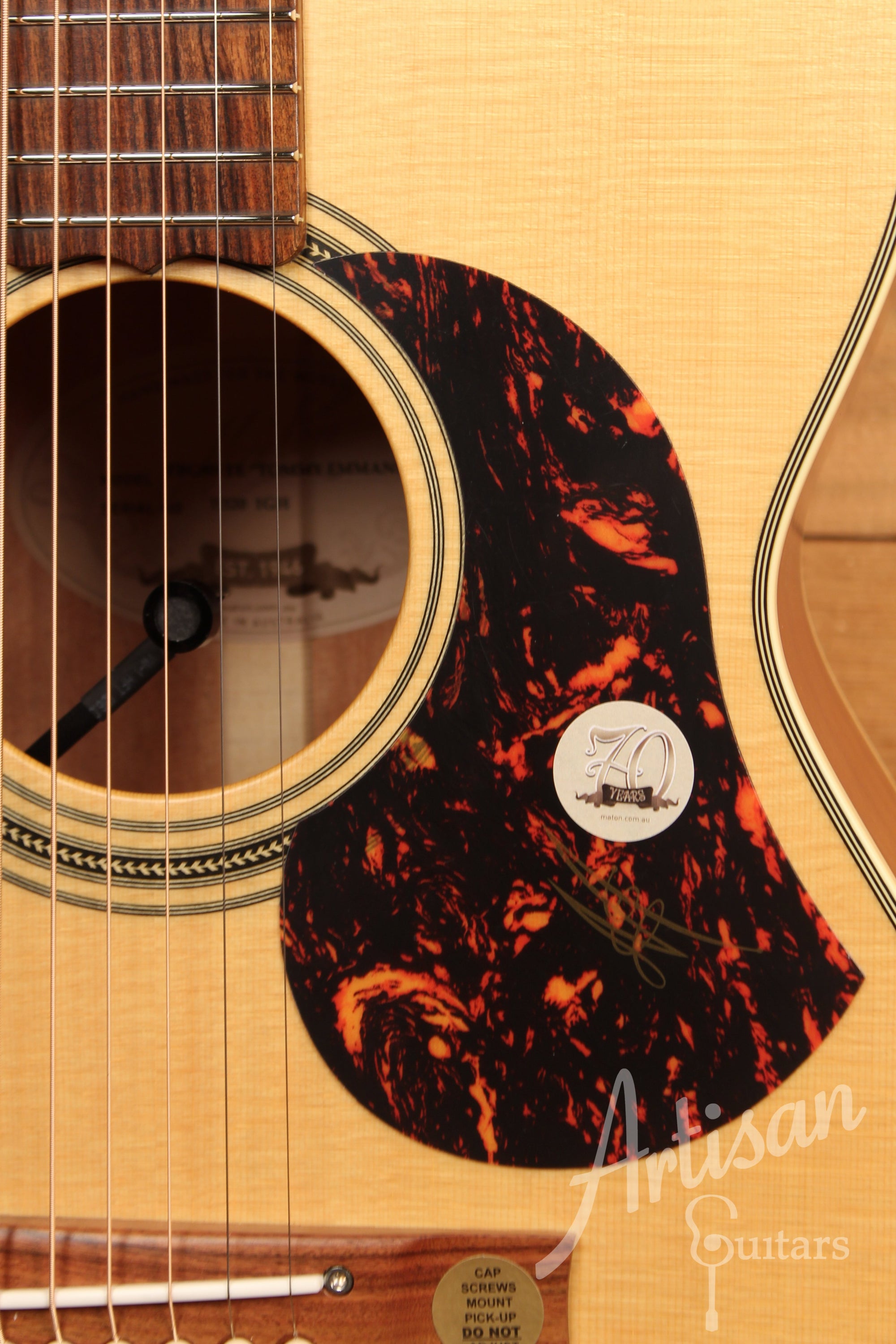 Maton EBG 808 TE Tommy Emmanuel Signature Guitar ID-11754 - Artisan Guitars