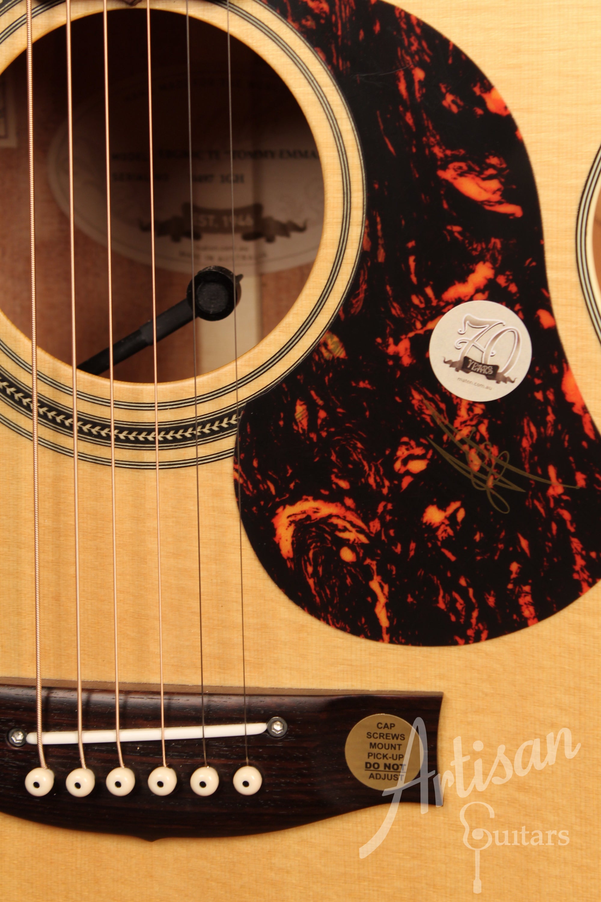 Maton EBG 808C TE Tommy Emmanuel Signature Guitar Cutaway ID-11756 - Artisan Guitars