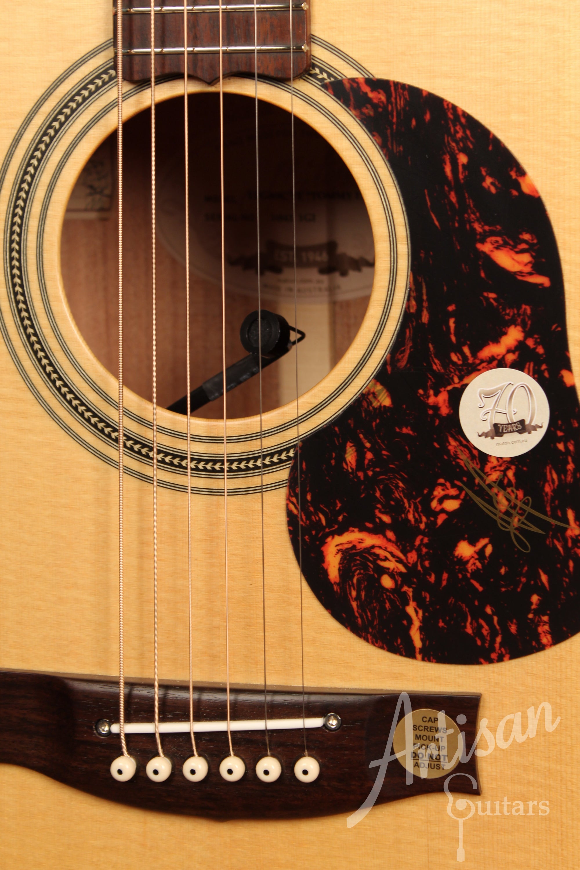 Maton EBG 808C TE Tommy Emmanuel Signature Guitar Cutaway ID-11757 - Artisan Guitars