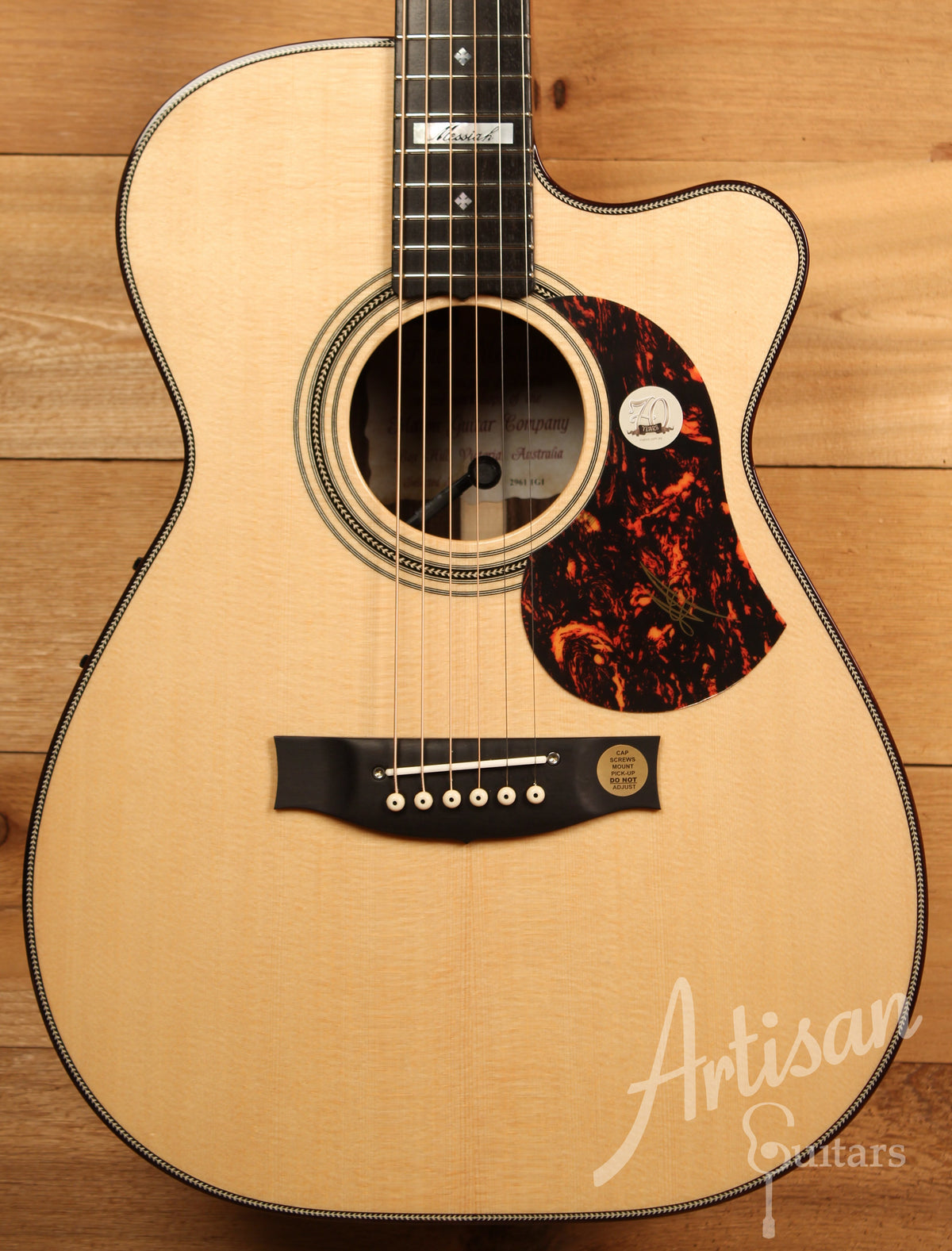 Maton EM100C 808 Messiah Series with Sitka and Indian Rosewood Cutaway ID-11758 - Artisan Guitars