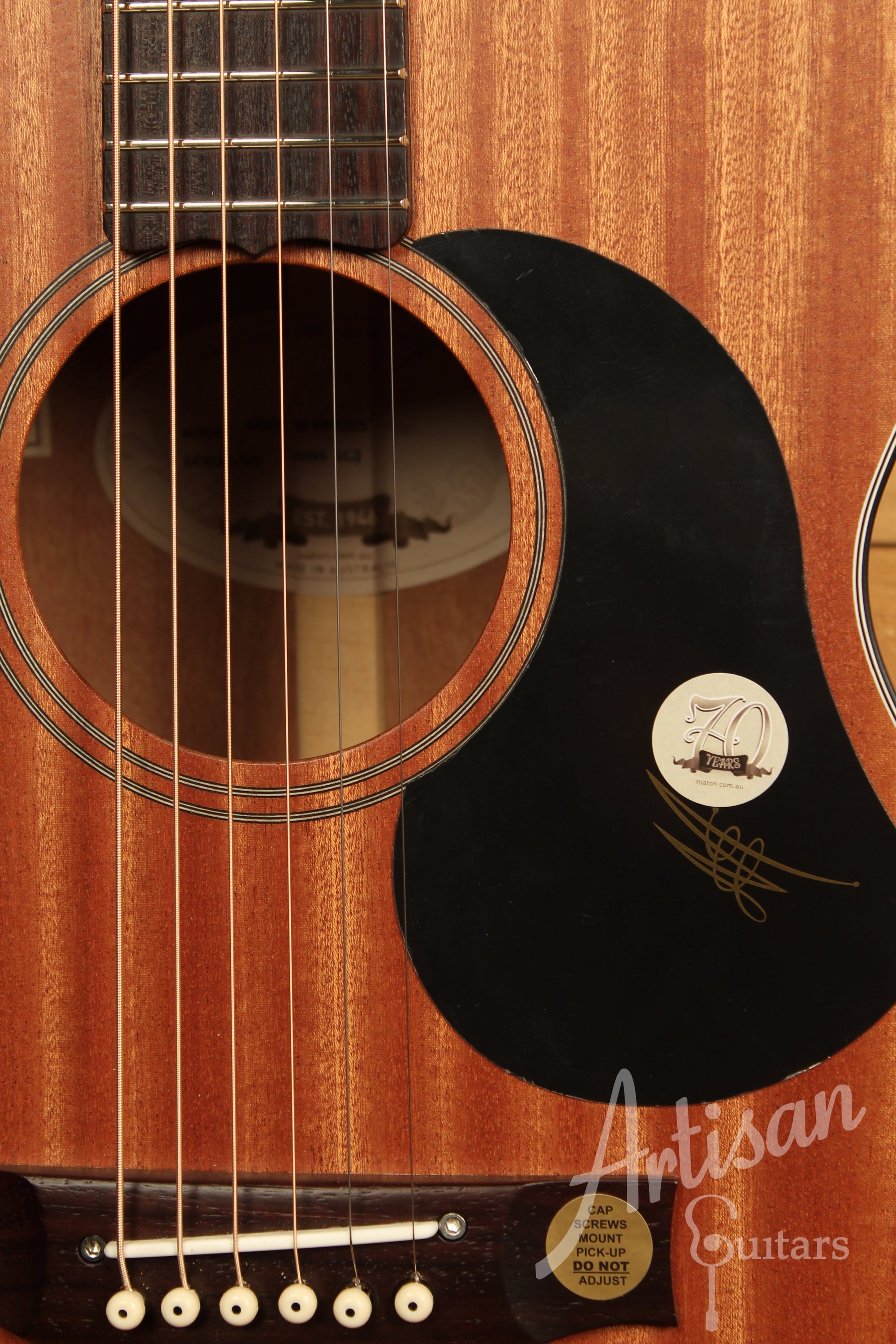 Maton M808 Guitar Sapele Top, Back, and Sides with AP5 Pro ID-11760 - Artisan Guitars
