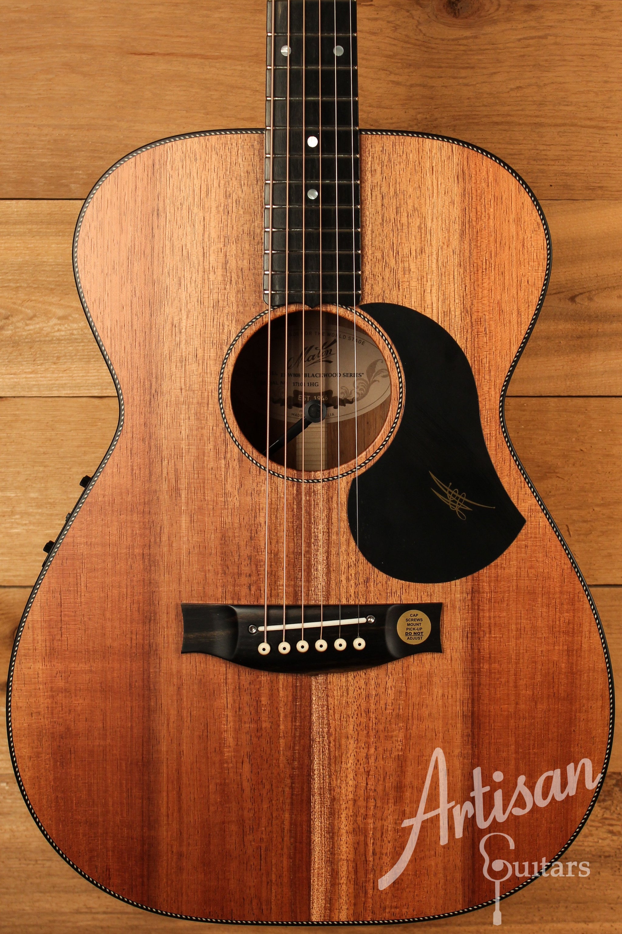 Maton EBW808 Guitar w/ Blackwood Top, Back & Sides w/ AP5 Pro Pickup System ID-12563 - Artisan Guitars