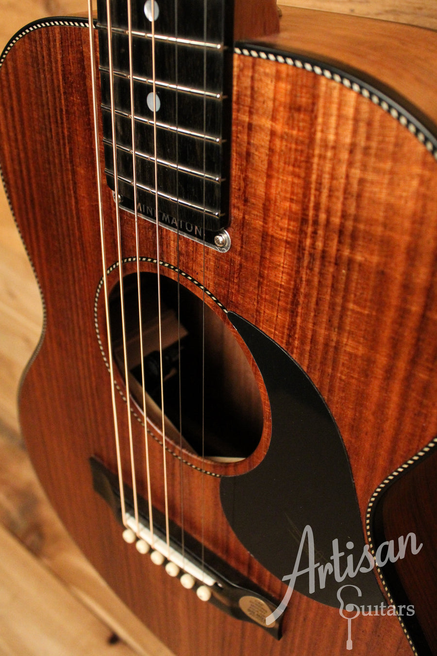 Maton EMBW6 Mini Guitar w/ Blackwood Top, Back & Sides and AP5 Pro Pickup System ID-12304 - Artisan Guitars