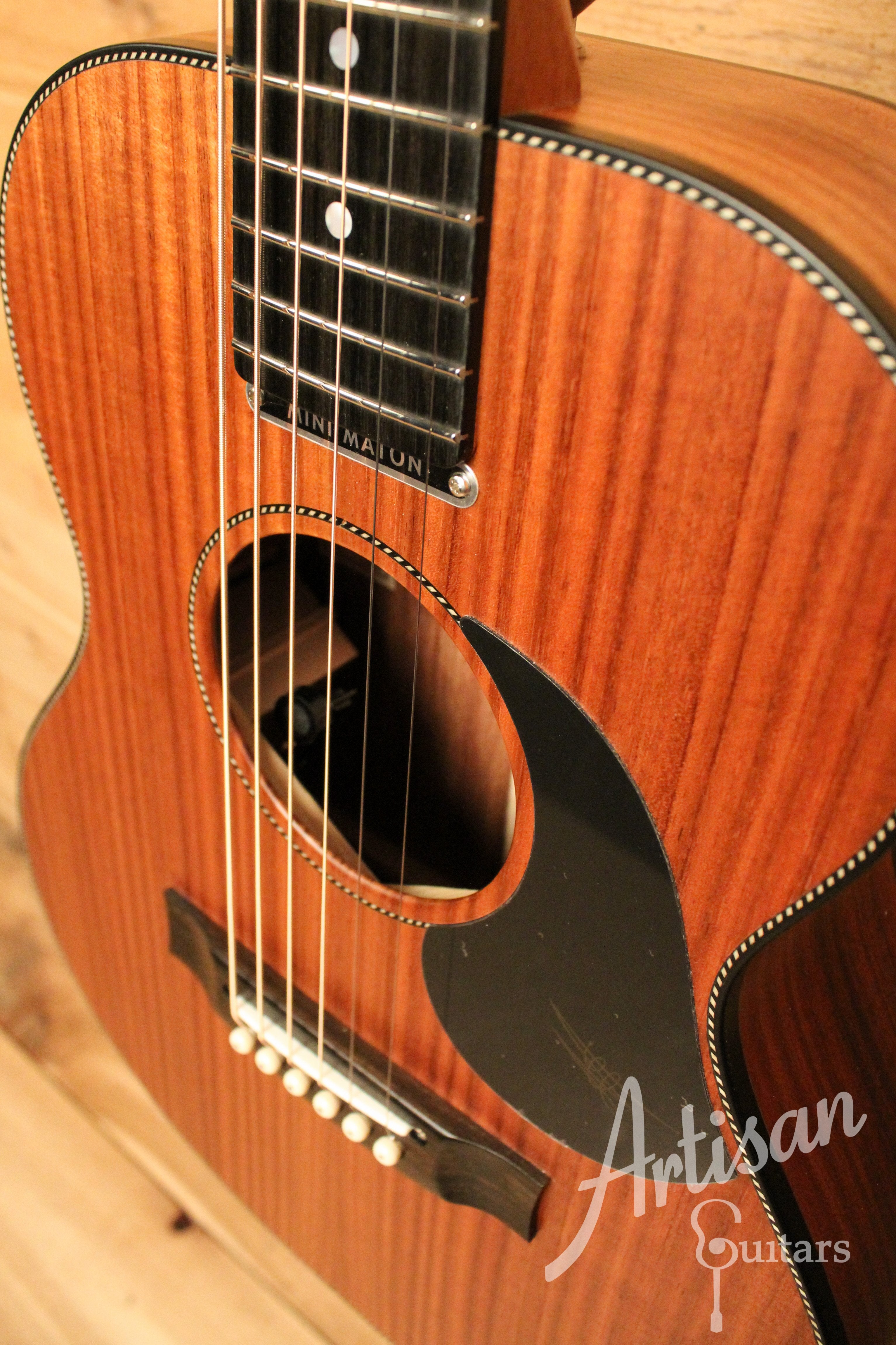 Maton EMBW6 Mini Guitar w/ Blackwood Top, Back & Sides and AP5 Pro Pickup System ID-12307 - Artisan Guitars