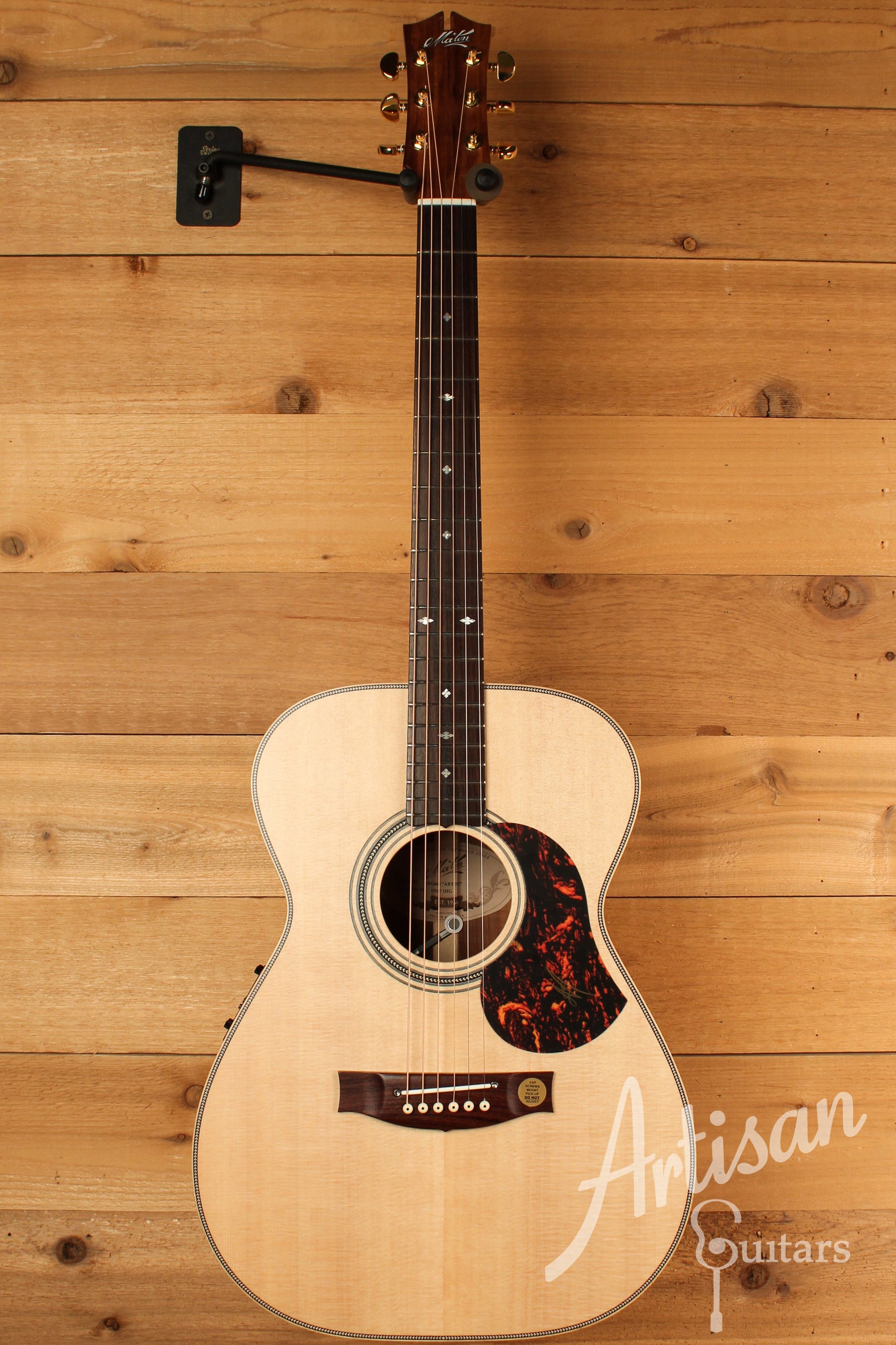 Maton EBG808 Artist Series Sitka Spruce and Blackwood ID-12569 - Artisan Guitars